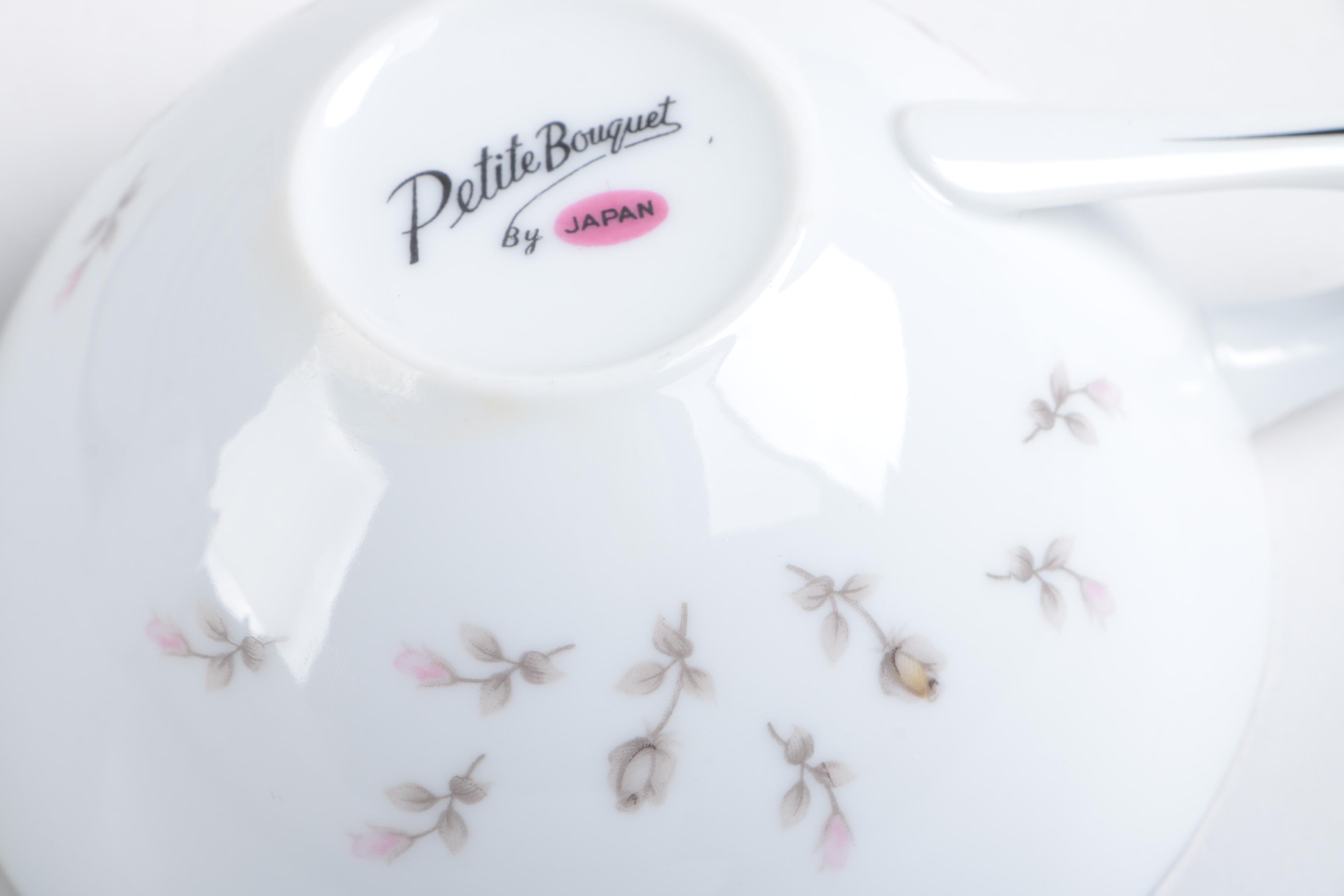 Japanese "Petite Bouquet" Porcelain Tableware
