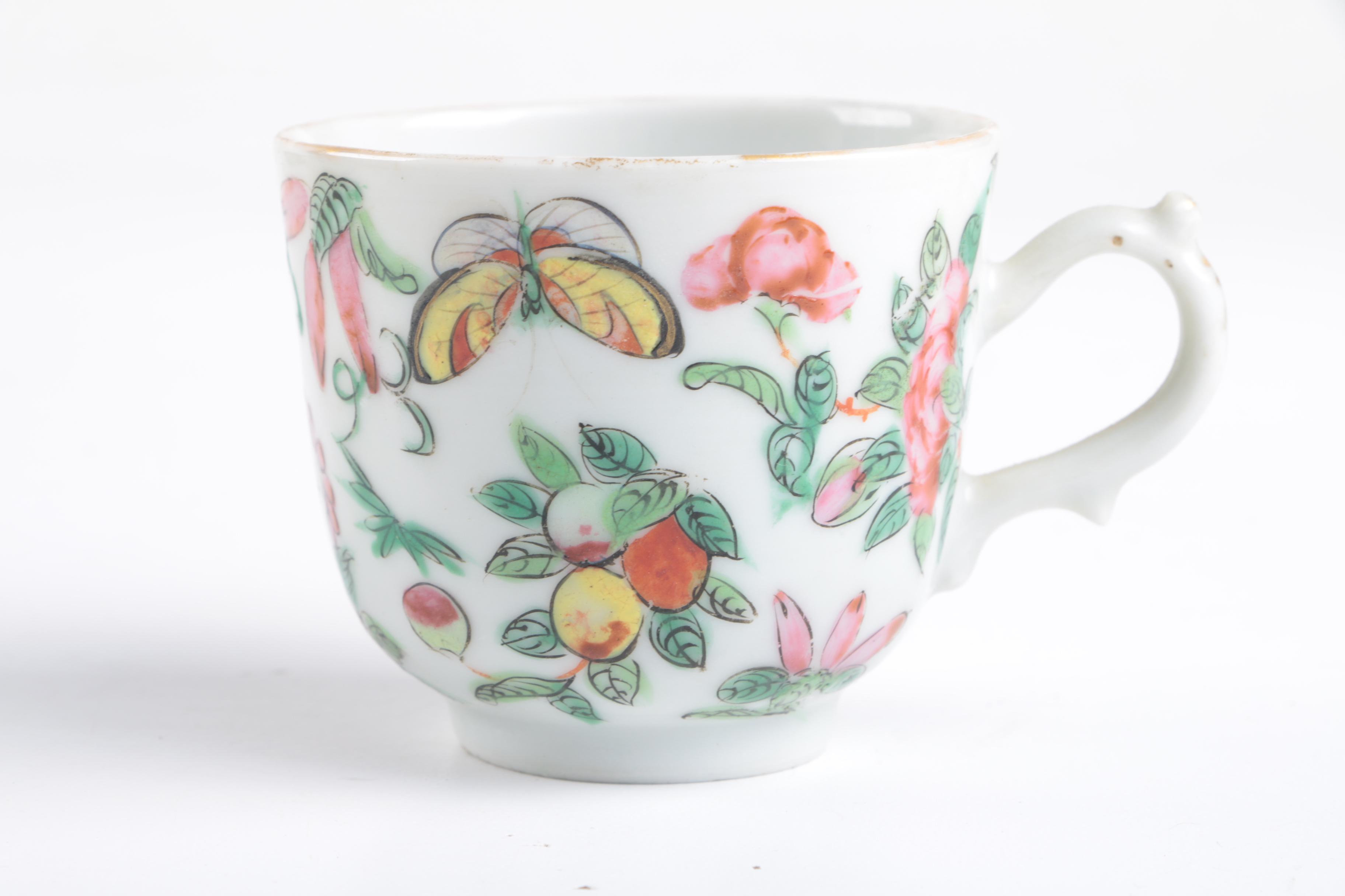 Vintage Chinese "Rose Medallion" Porcelain Tableware