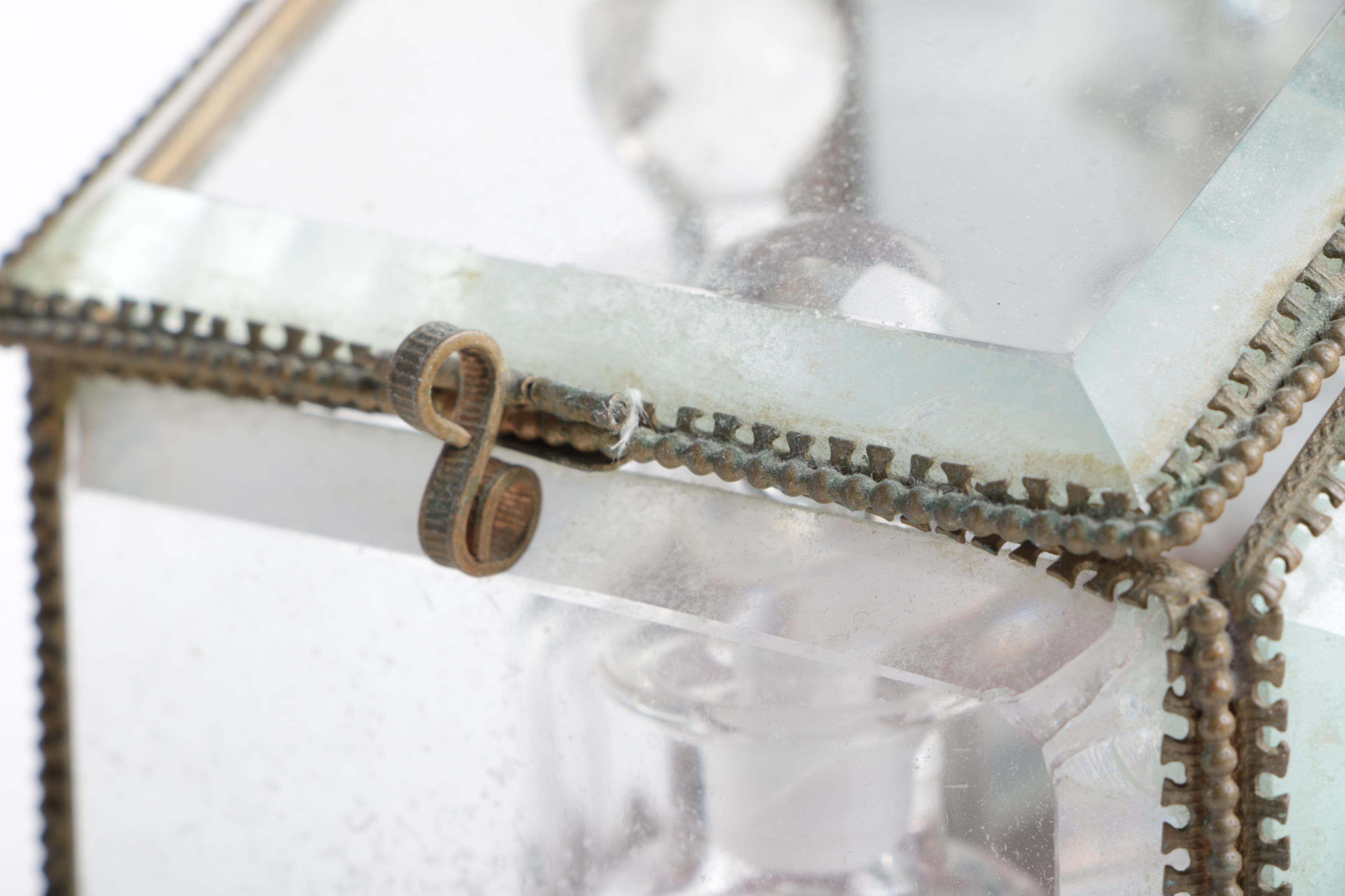 Vintage Glass Perfume Bottle Set