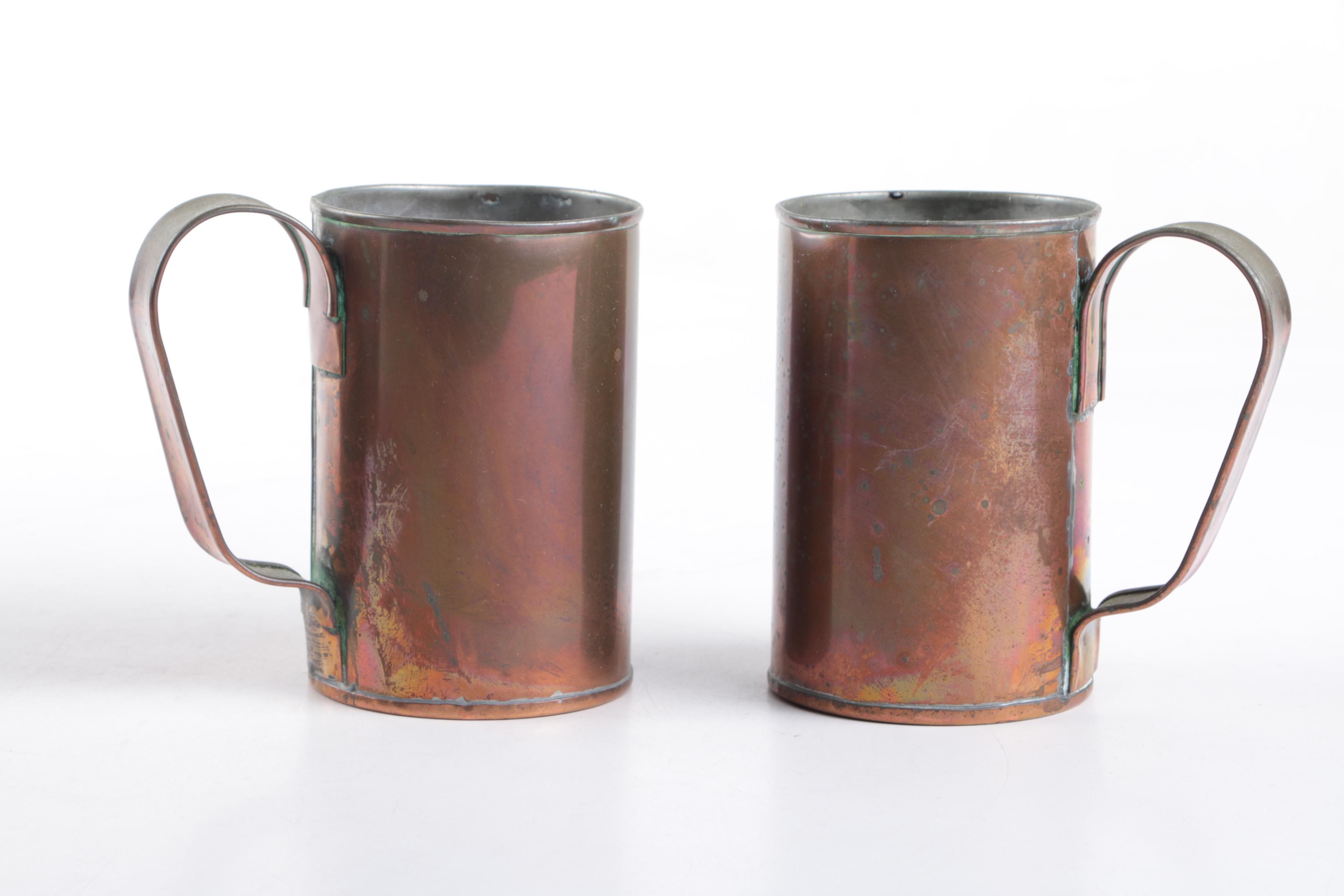 Vintage Copper Serveware