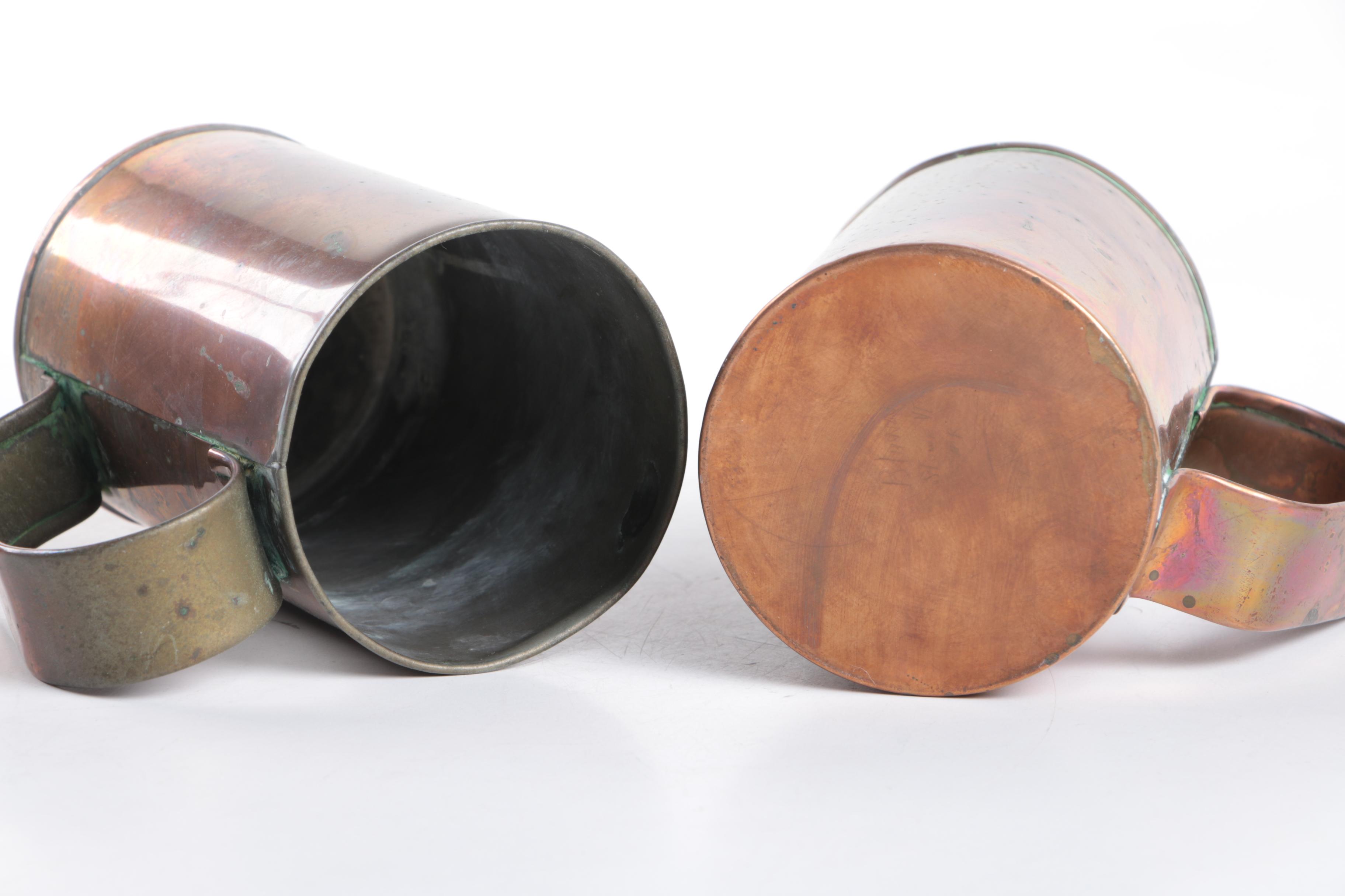 Vintage Copper Serveware