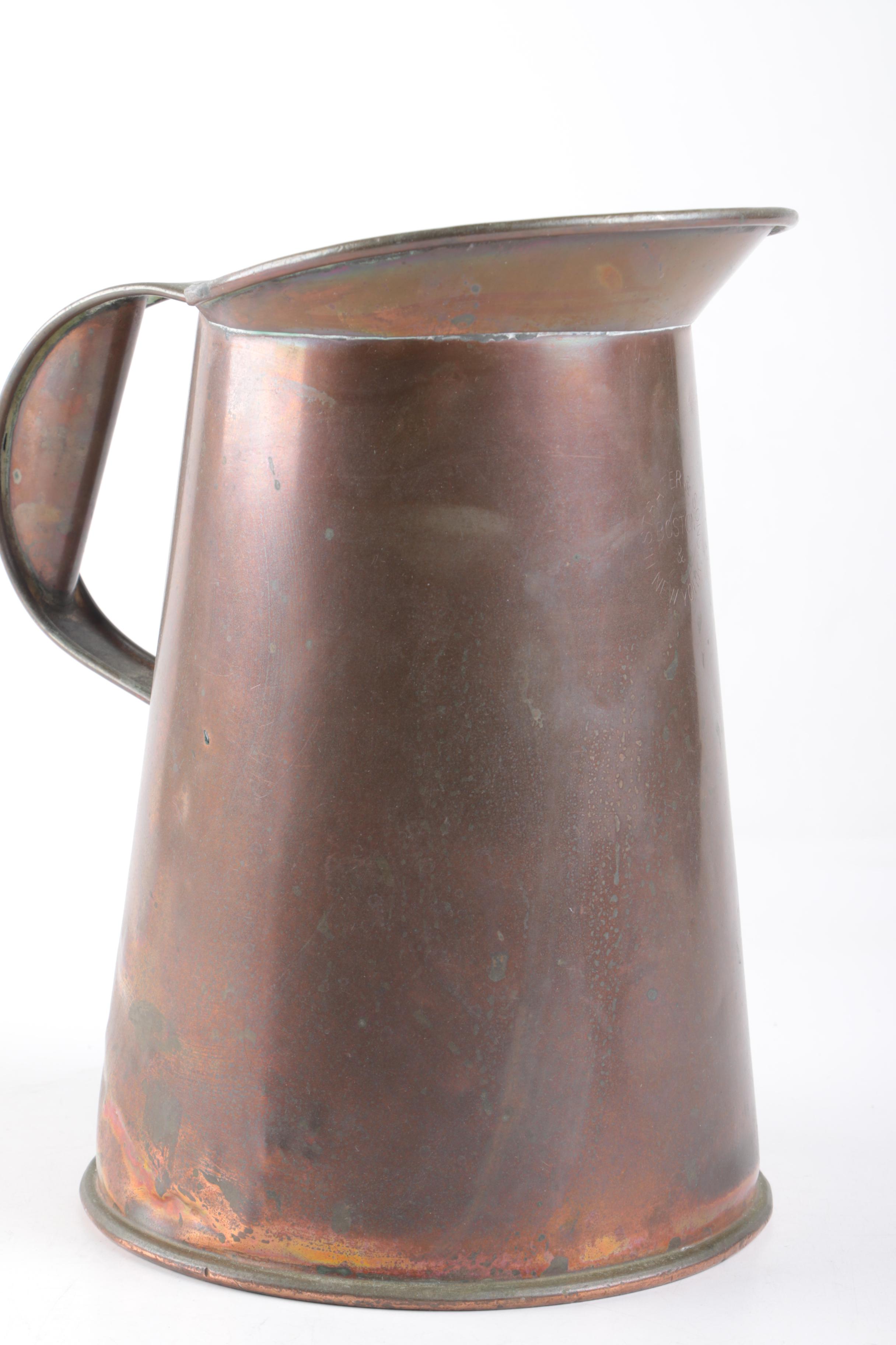 Vintage Copper Serveware