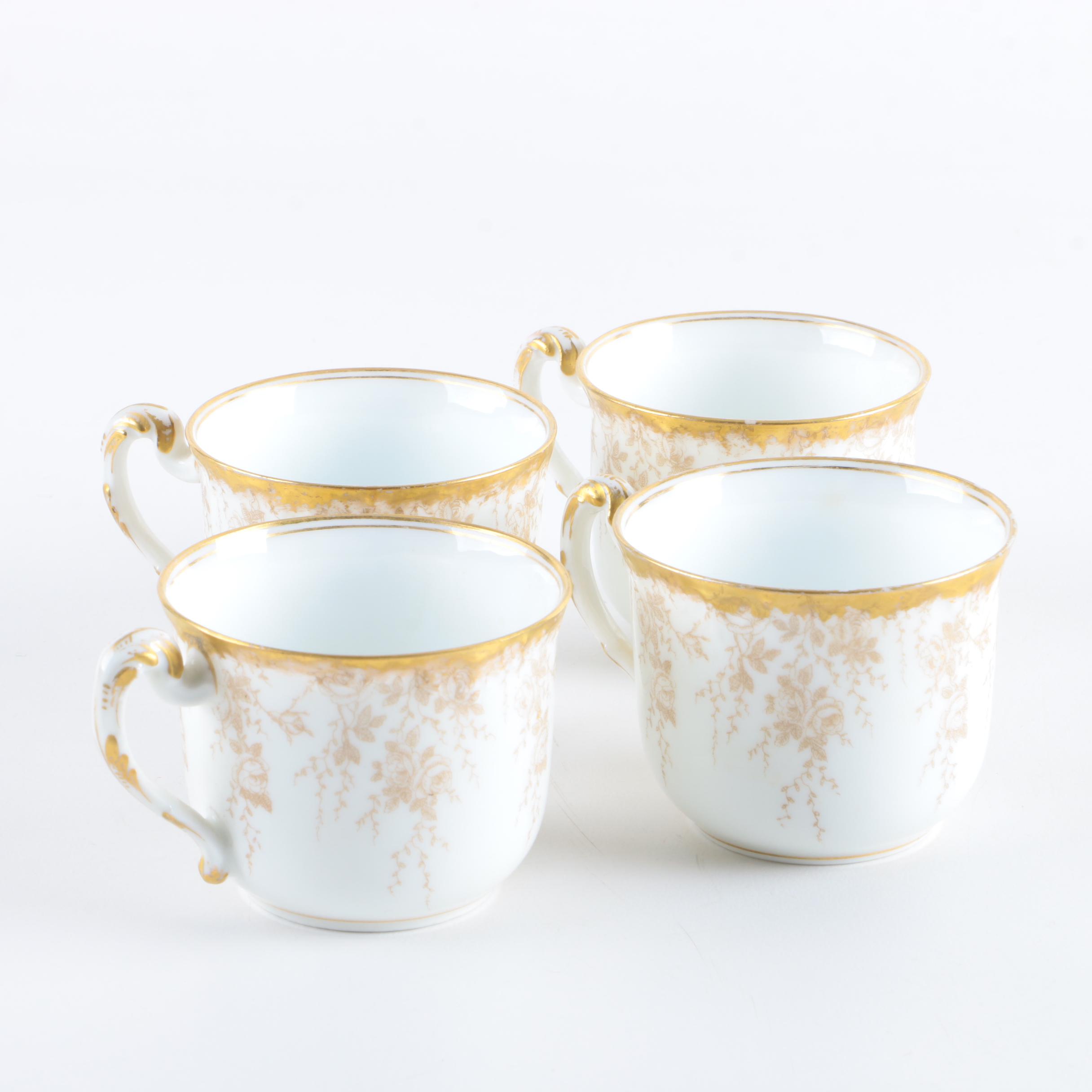 Tressmanes & Vogt Limoges Cups and Saucers