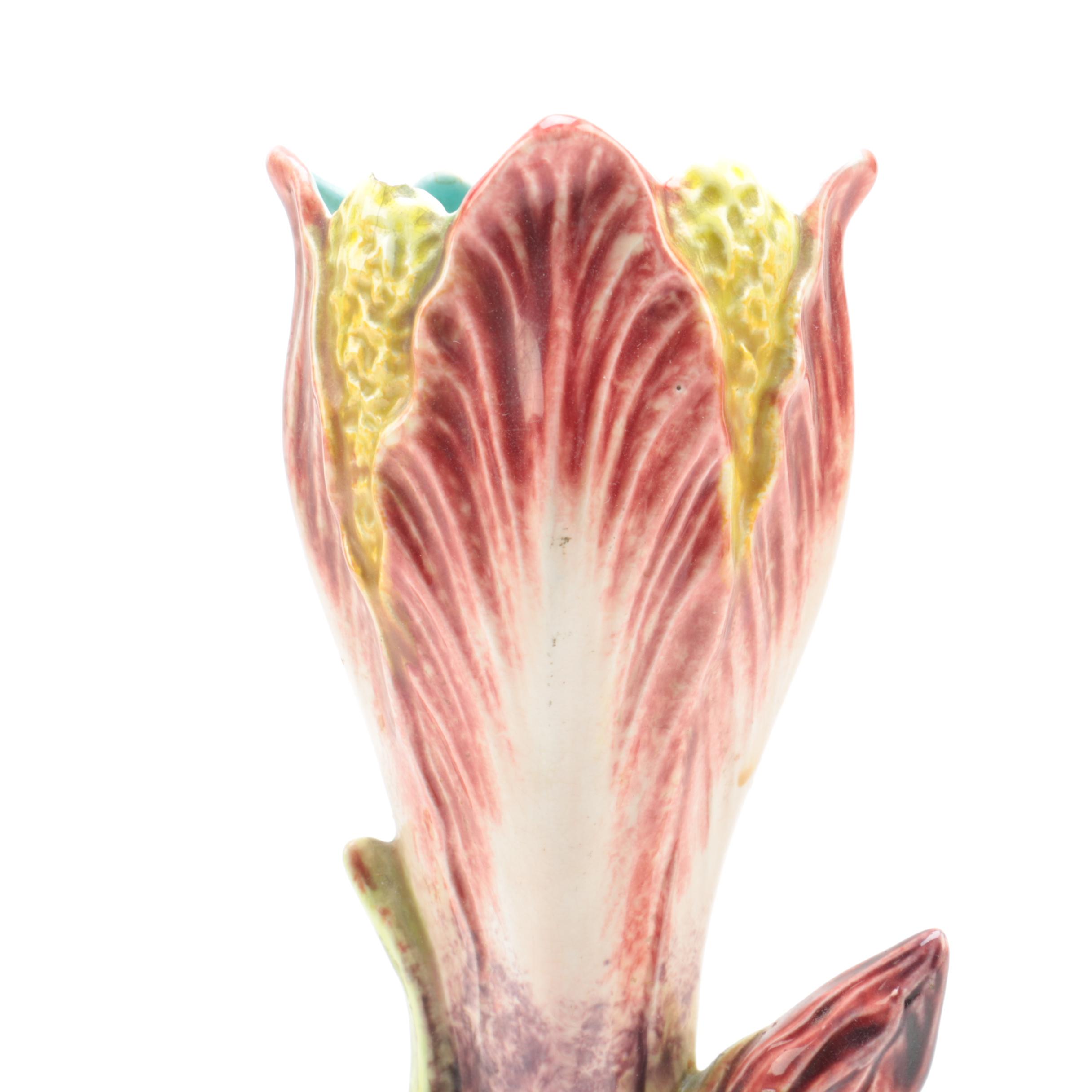 Floral Motif Ceramic Vase