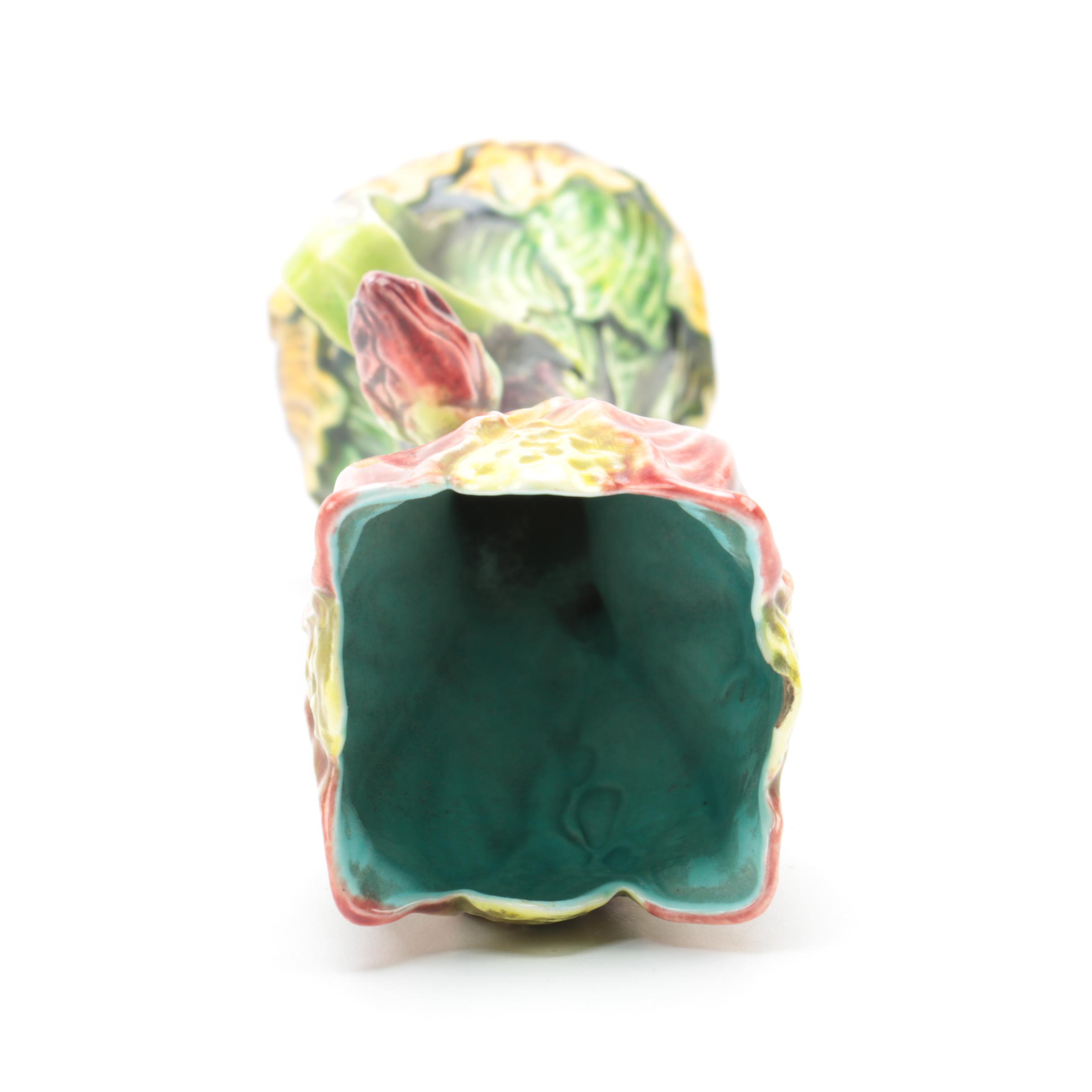 Floral Motif Ceramic Vase