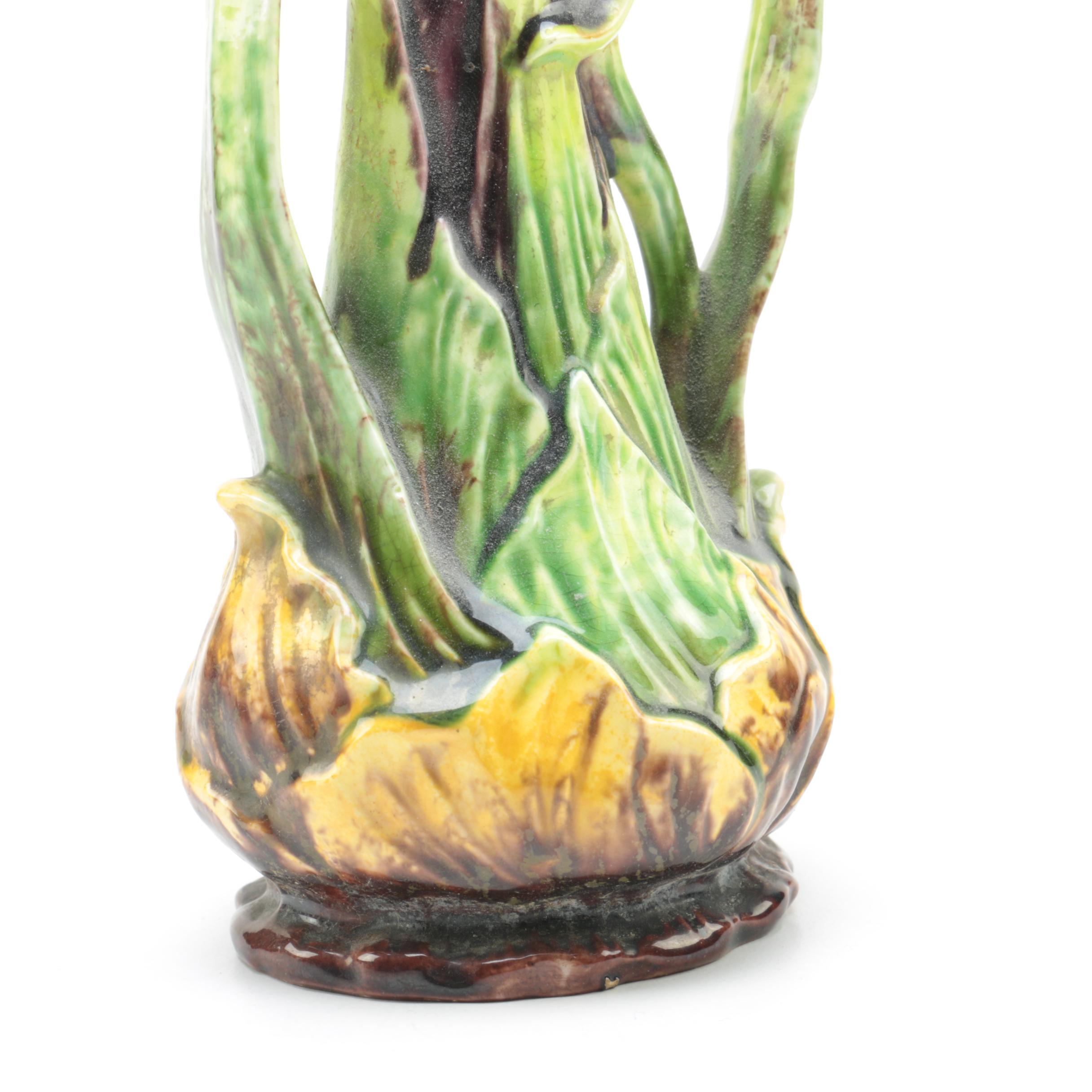Floral Motif Ceramic Vase