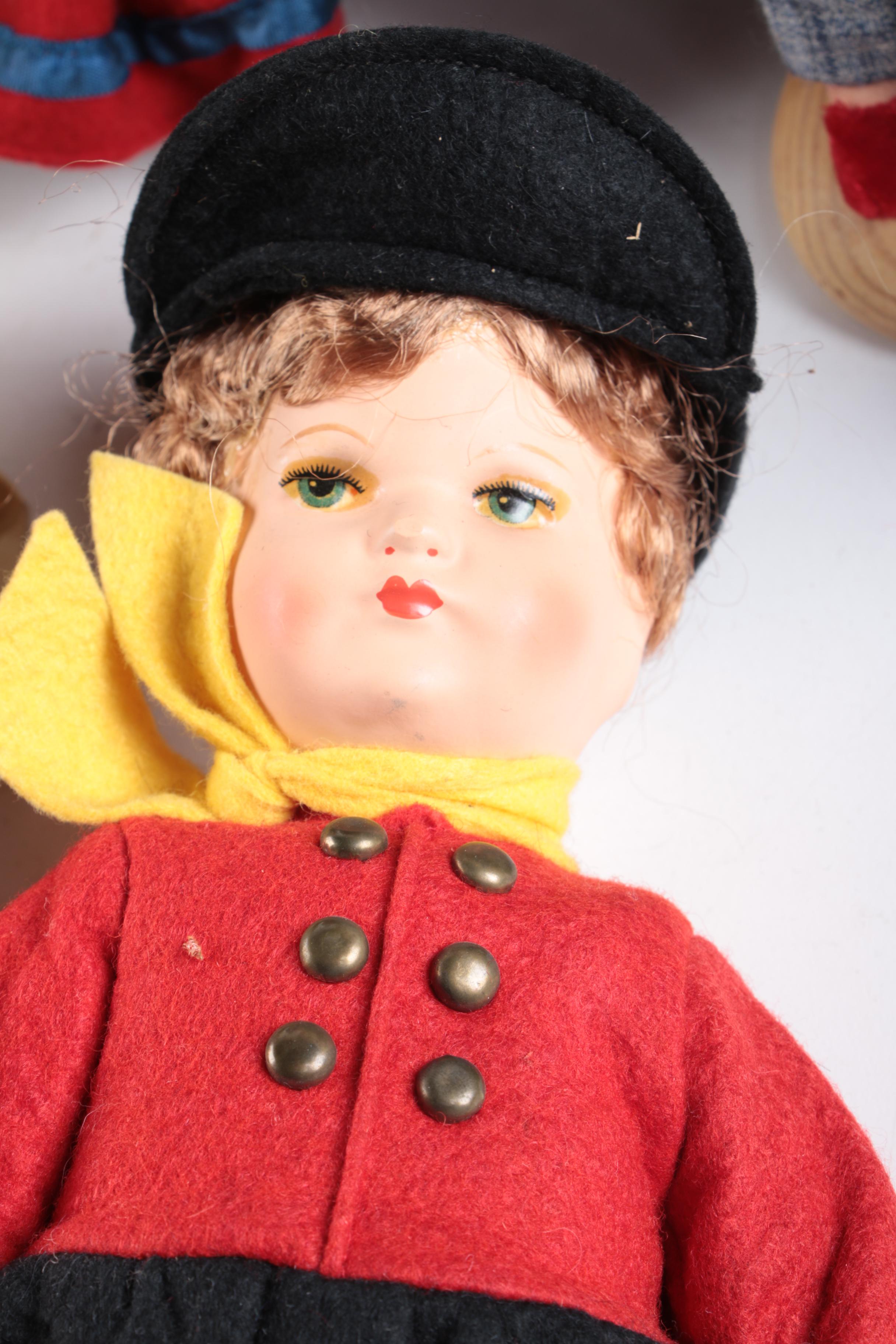Vintage Hand Made International Souvenir Dolls