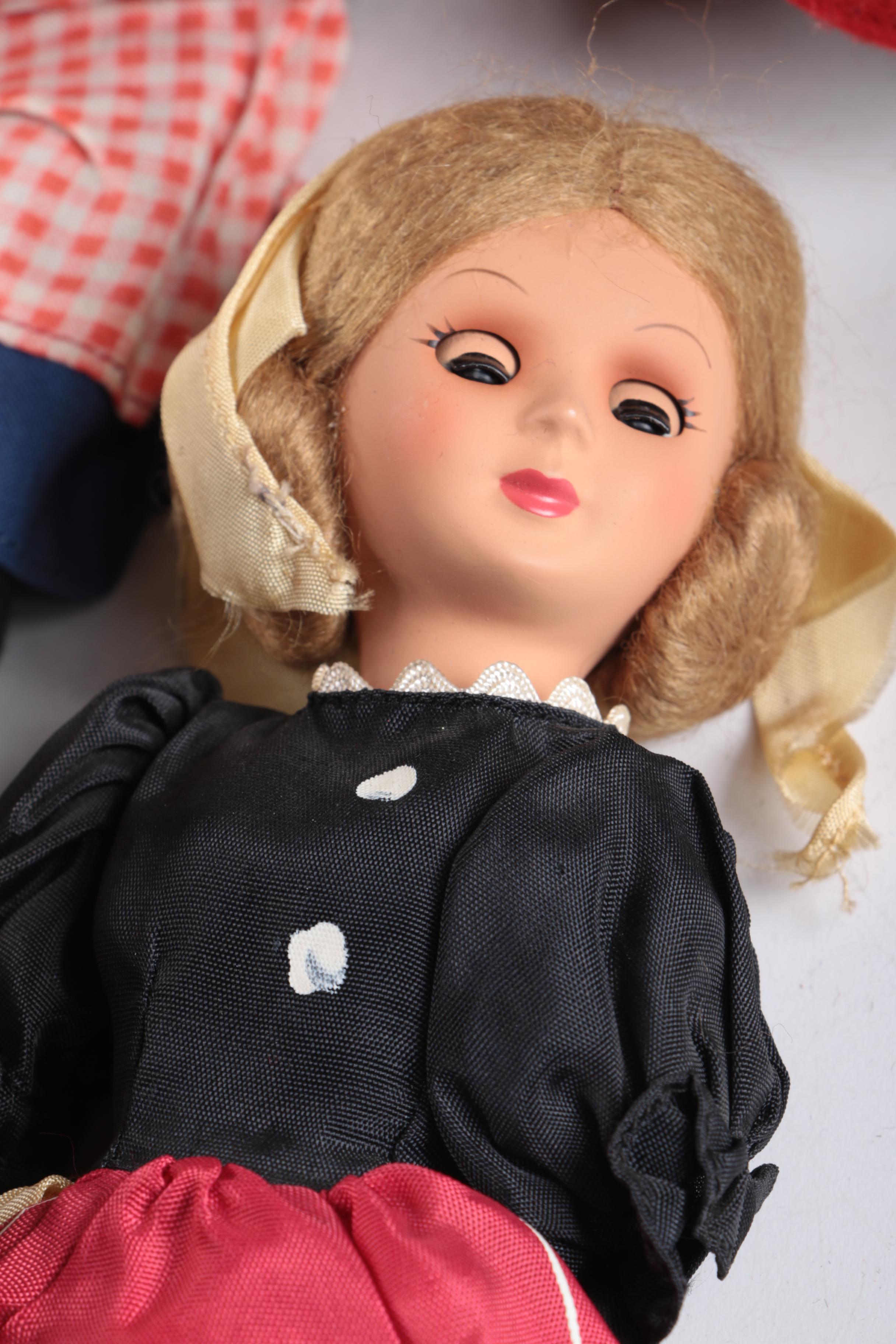 Vintage Hand Made International Souvenir Dolls