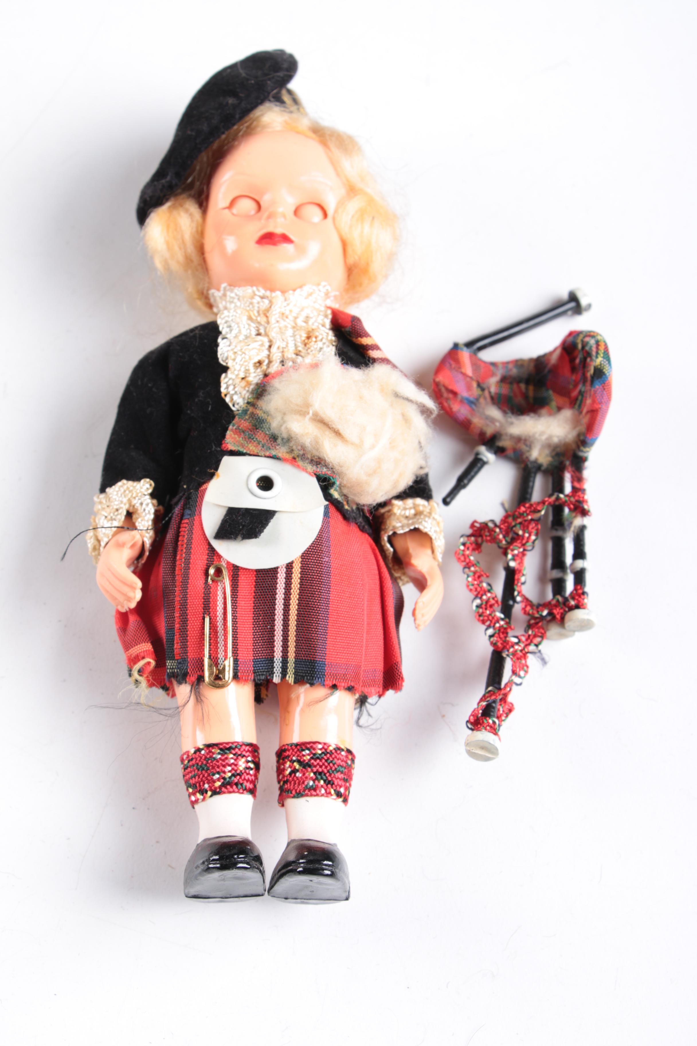 Vintage Hand Made International Souvenir Dolls