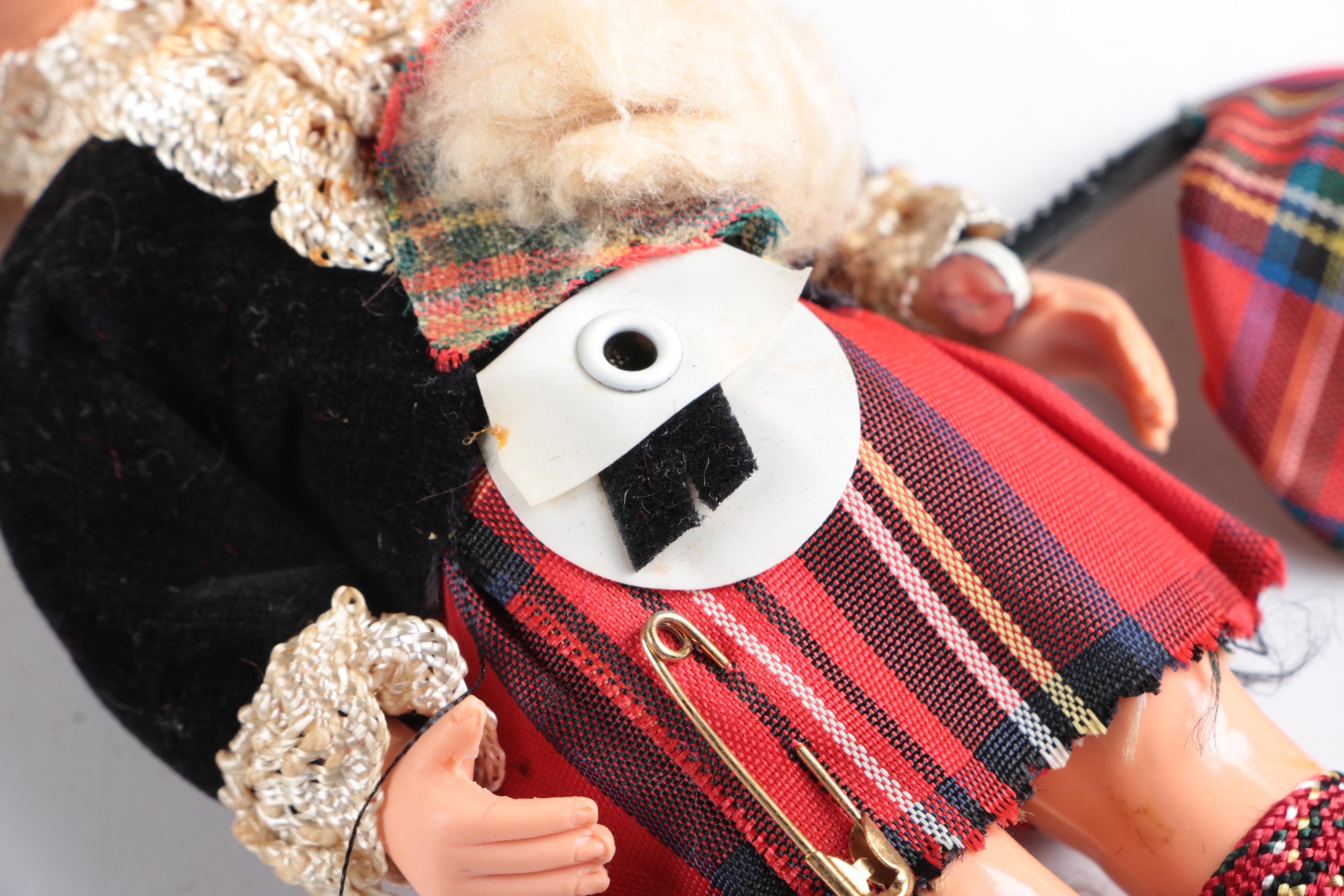 Vintage Hand Made International Souvenir Dolls