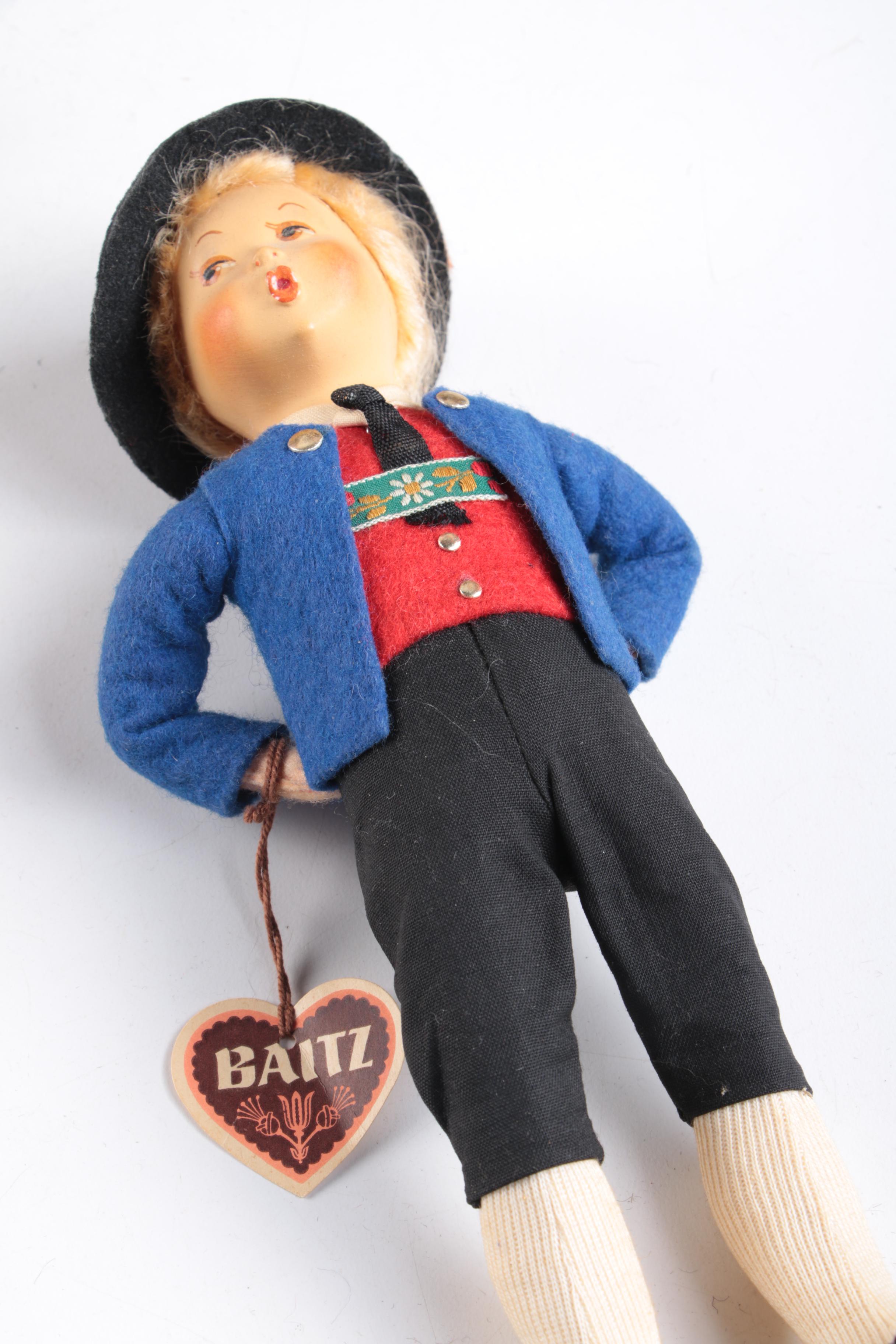 Vintage Hand Made International Souvenir Dolls