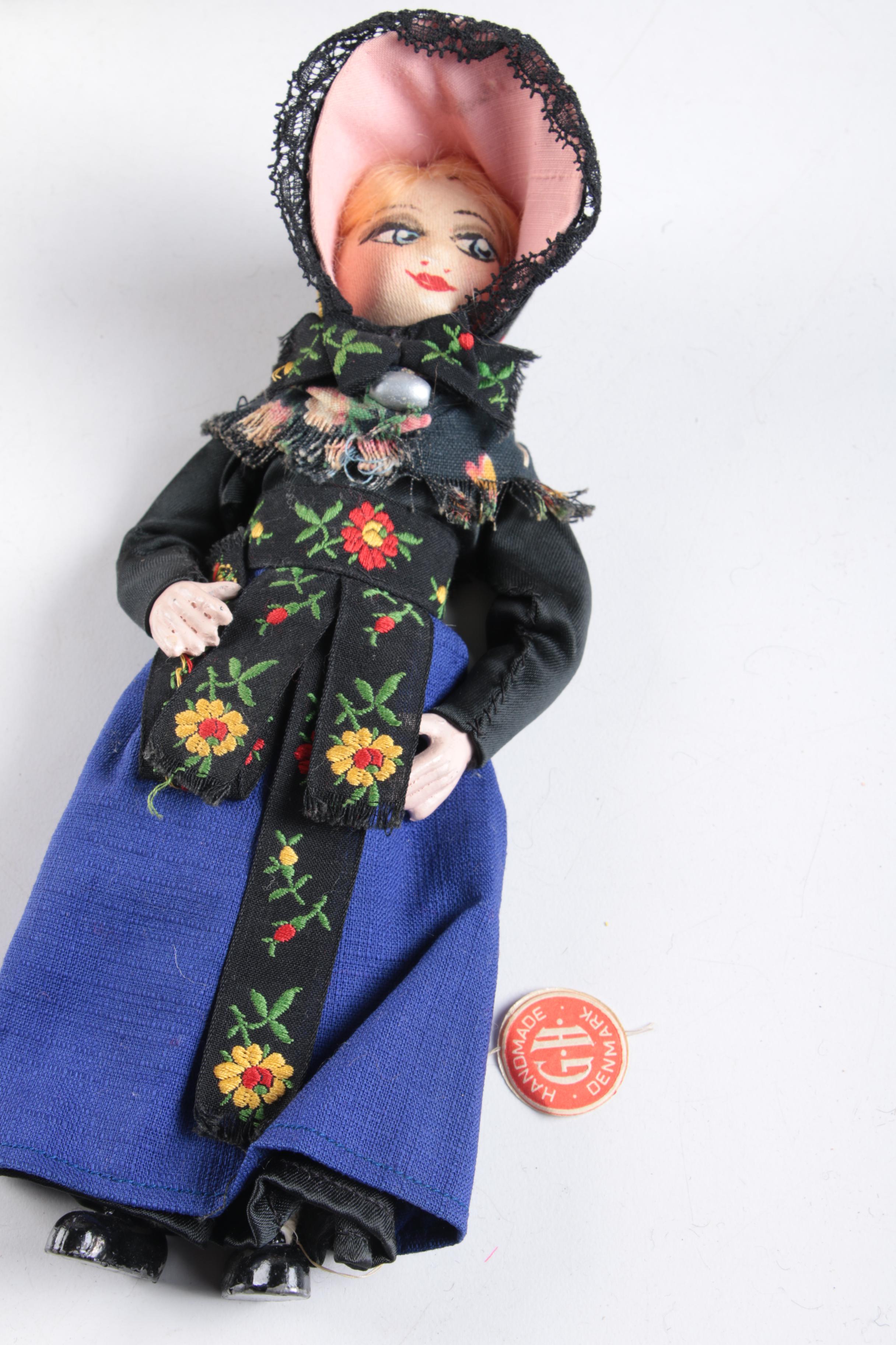 Vintage Hand Made International Souvenir Dolls