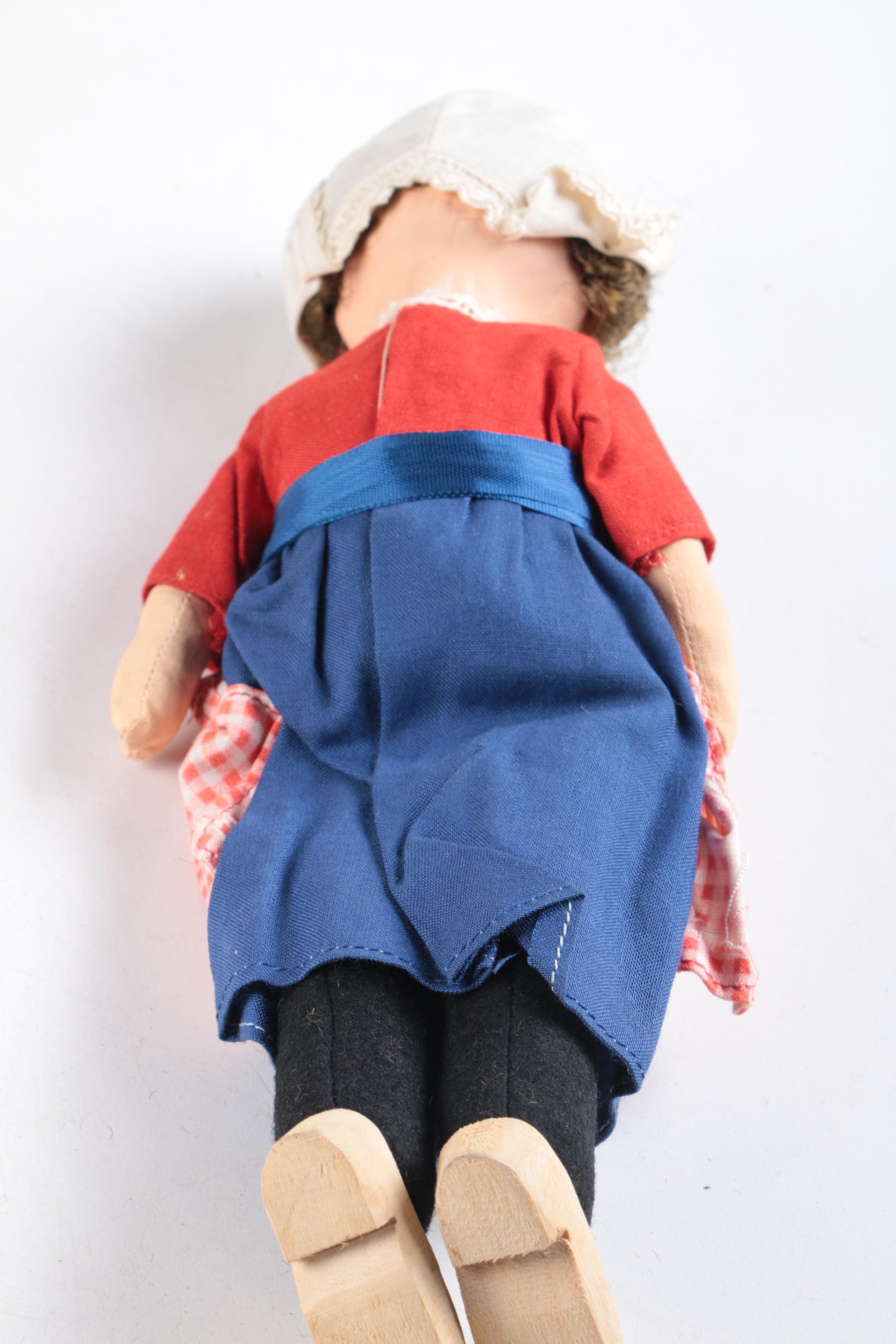 Vintage Hand Made International Souvenir Dolls