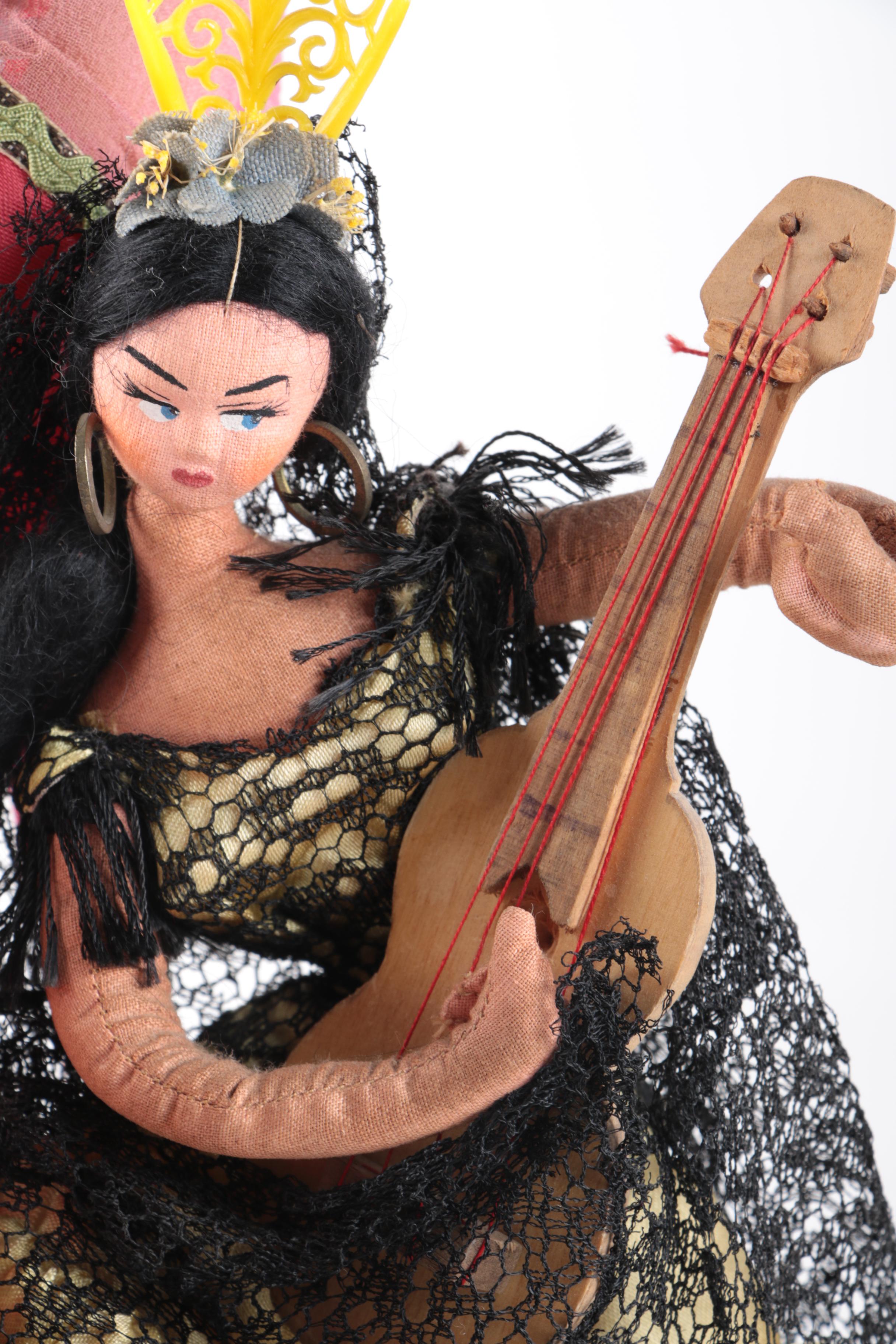 Vintage Hand Made International Souvenir Dolls