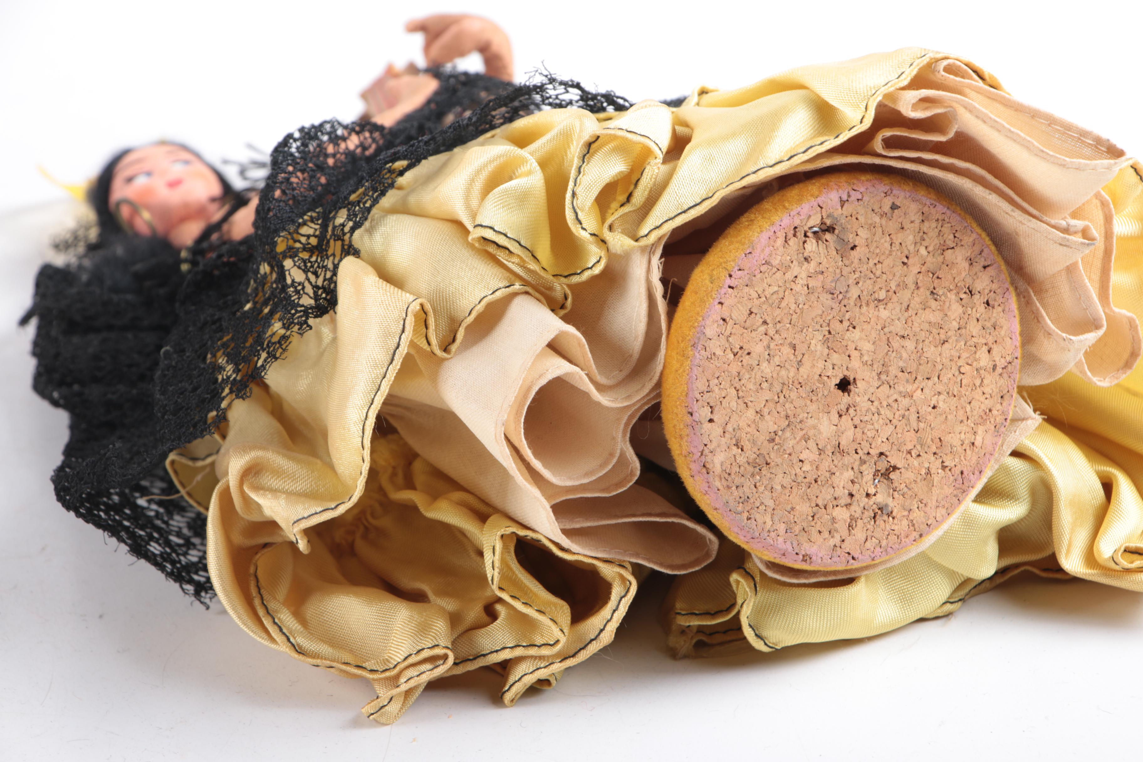 Vintage Hand Made International Souvenir Dolls