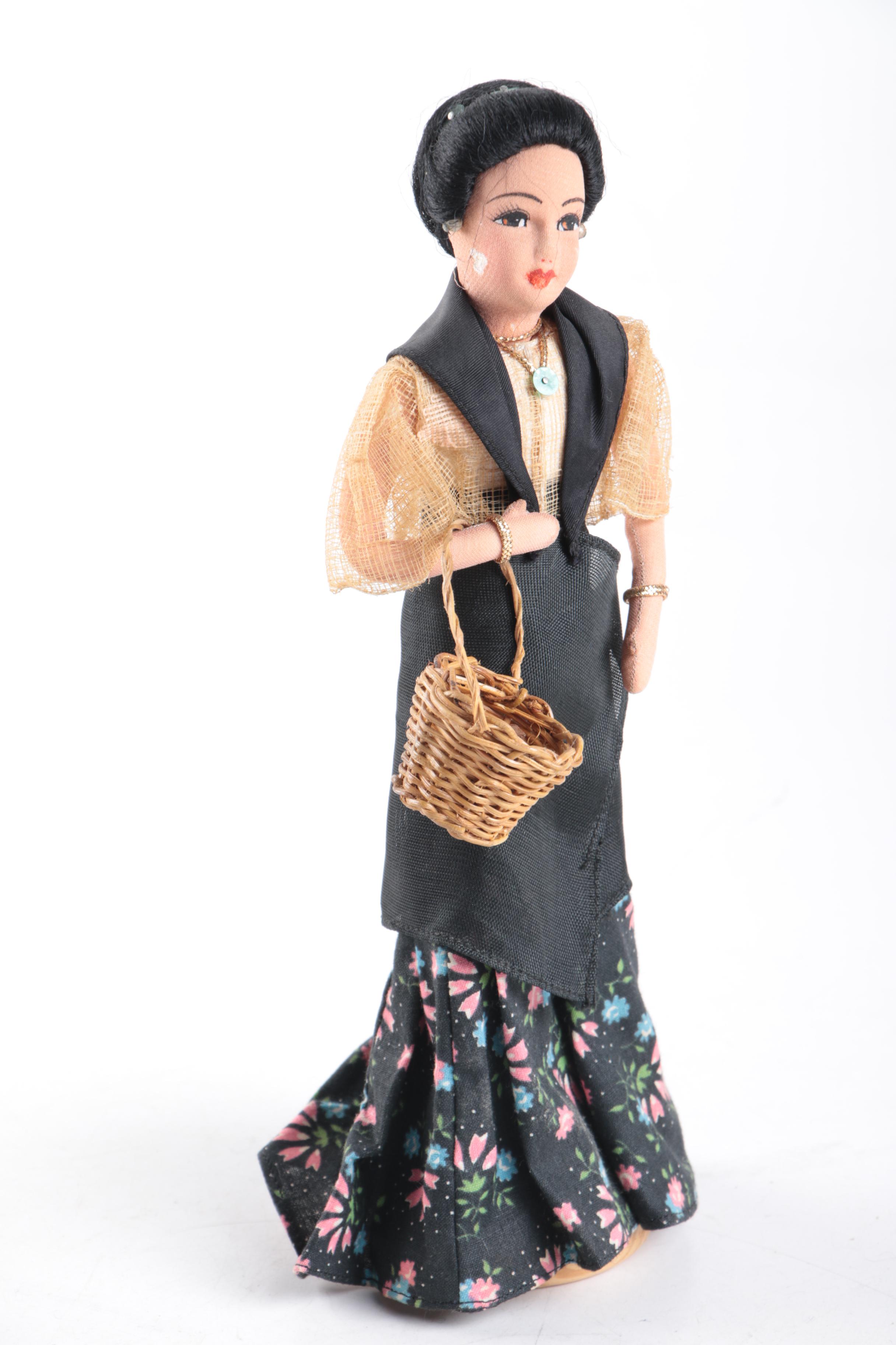 Vintage Hand Made International Souvenir Dolls