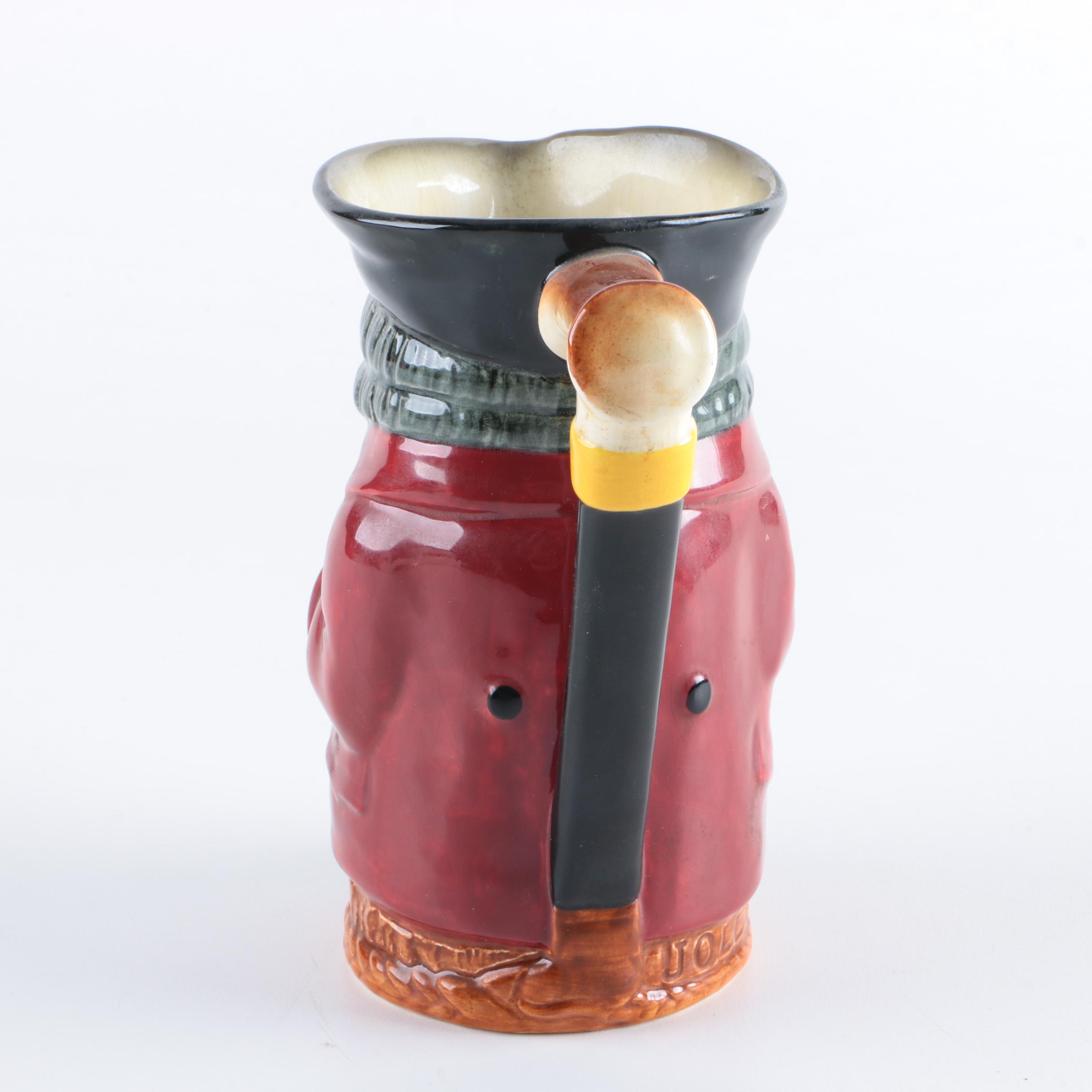 Royal Doulton "Jolly Toby" Earthenware Toby  Jug