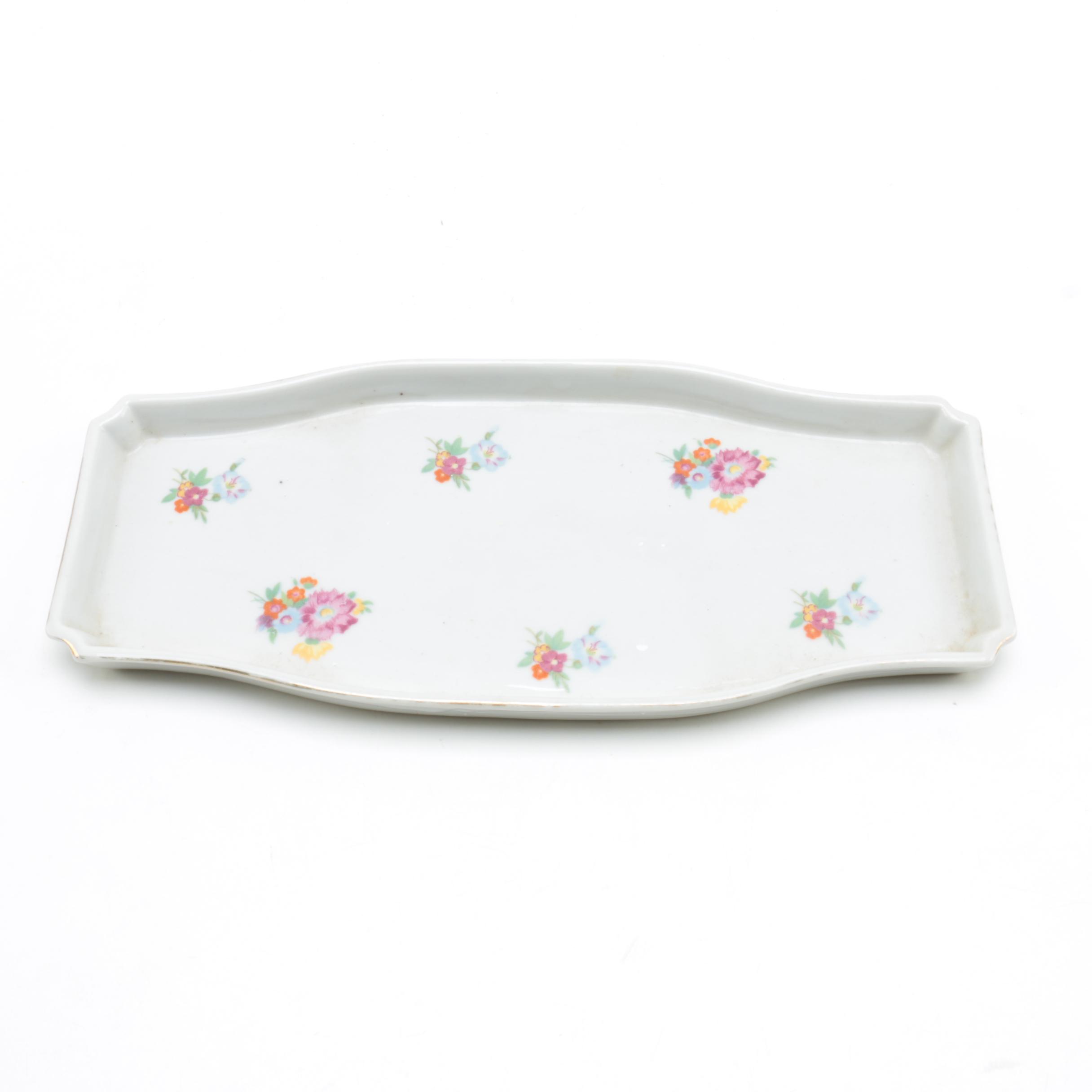 Vintage Porcelain Vanity Set