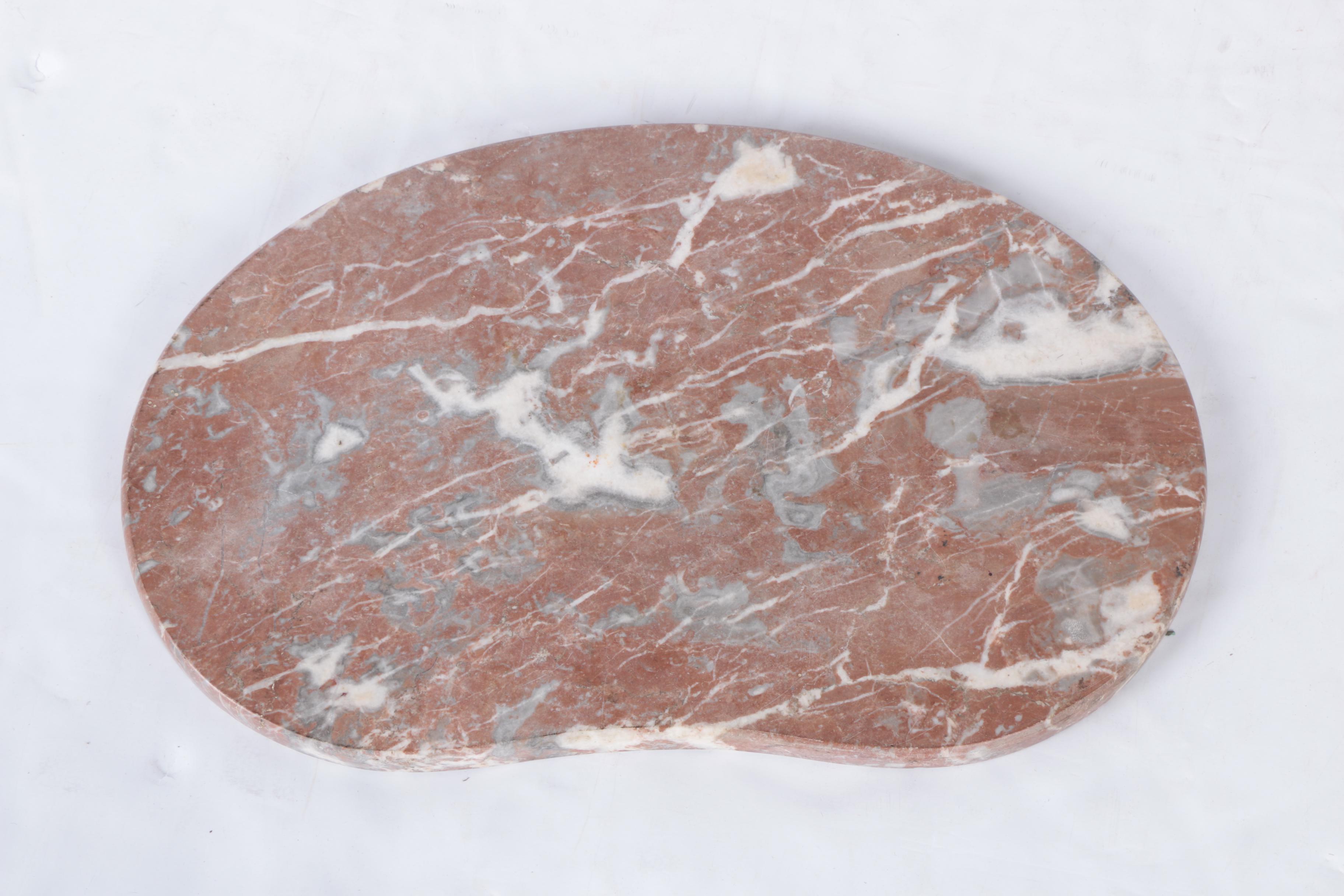 Contemporary Stone Top Side Table