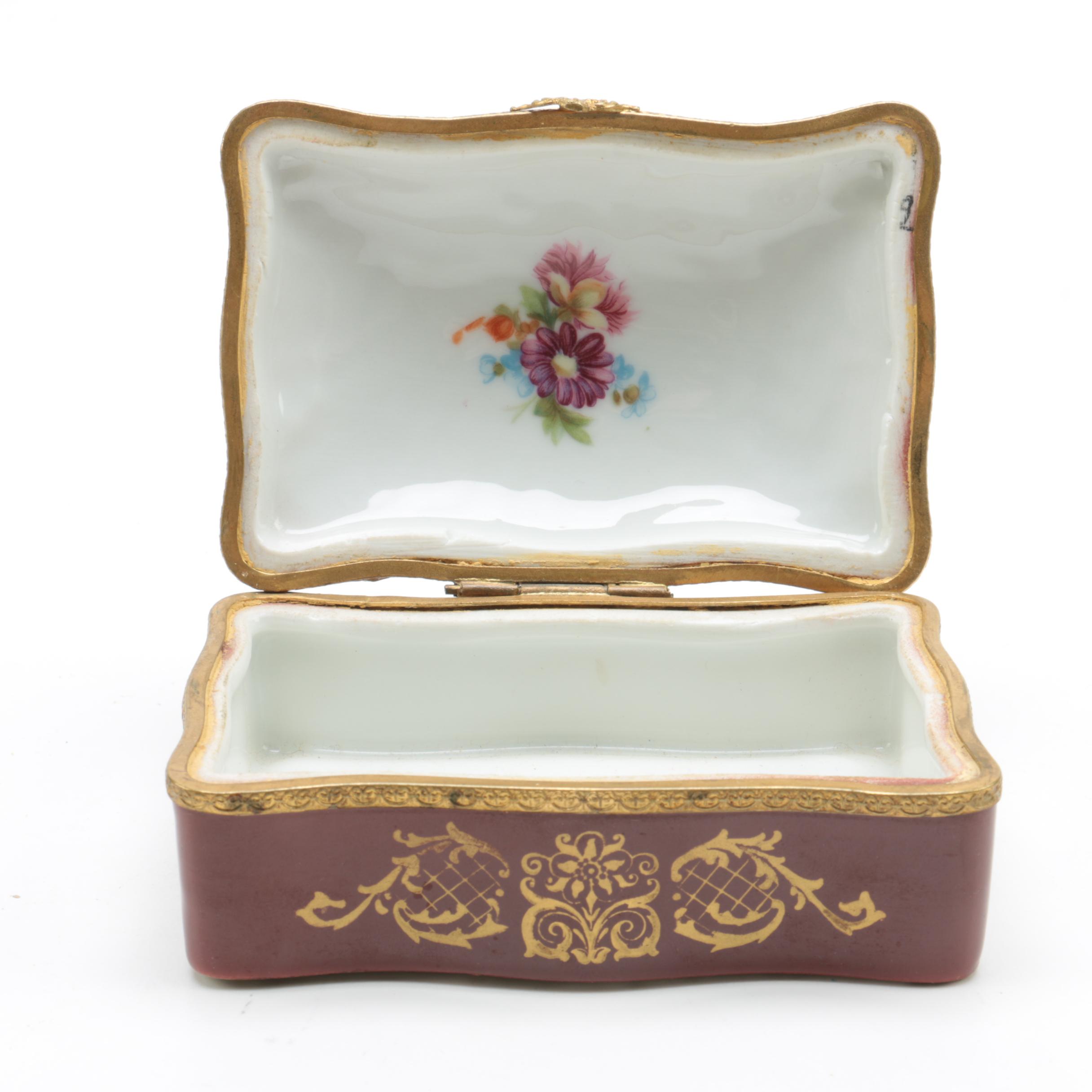 Porcelain Trinket Boxes