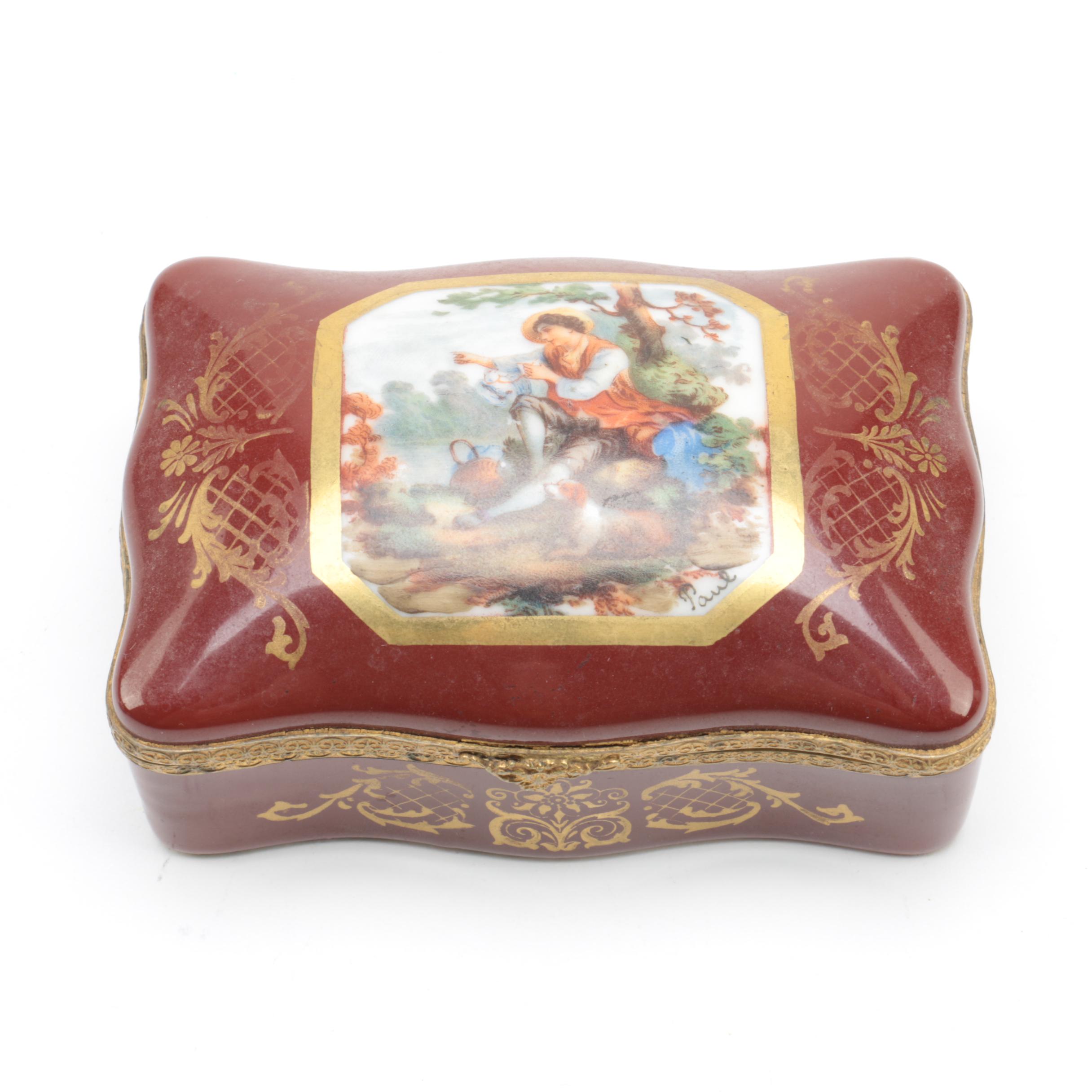 Porcelain Trinket Boxes