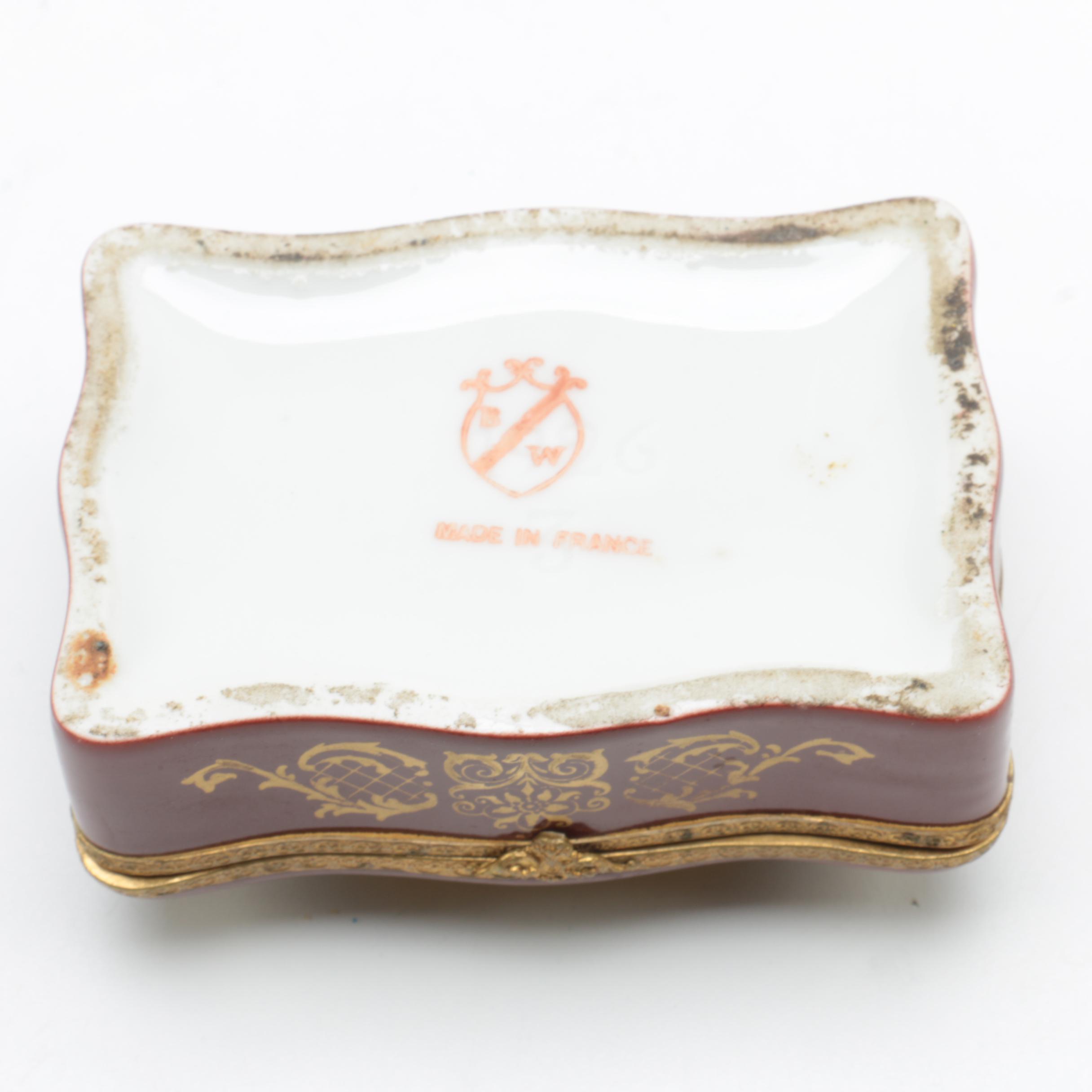 Porcelain Trinket Boxes