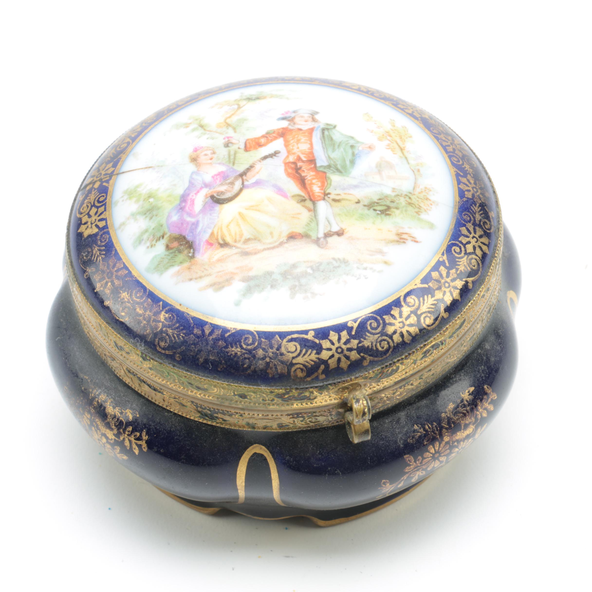 Porcelain Trinket Boxes