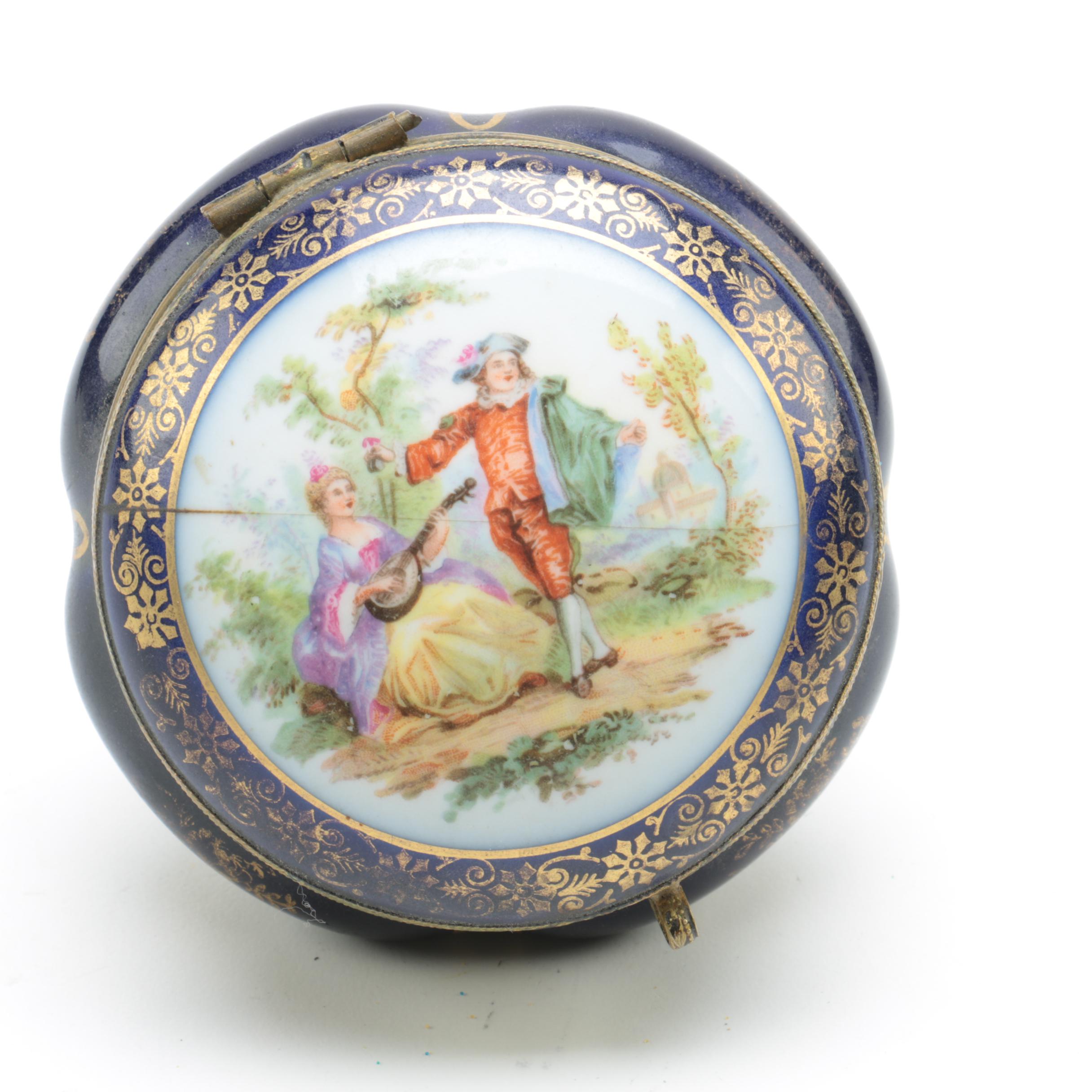 Porcelain Trinket Boxes