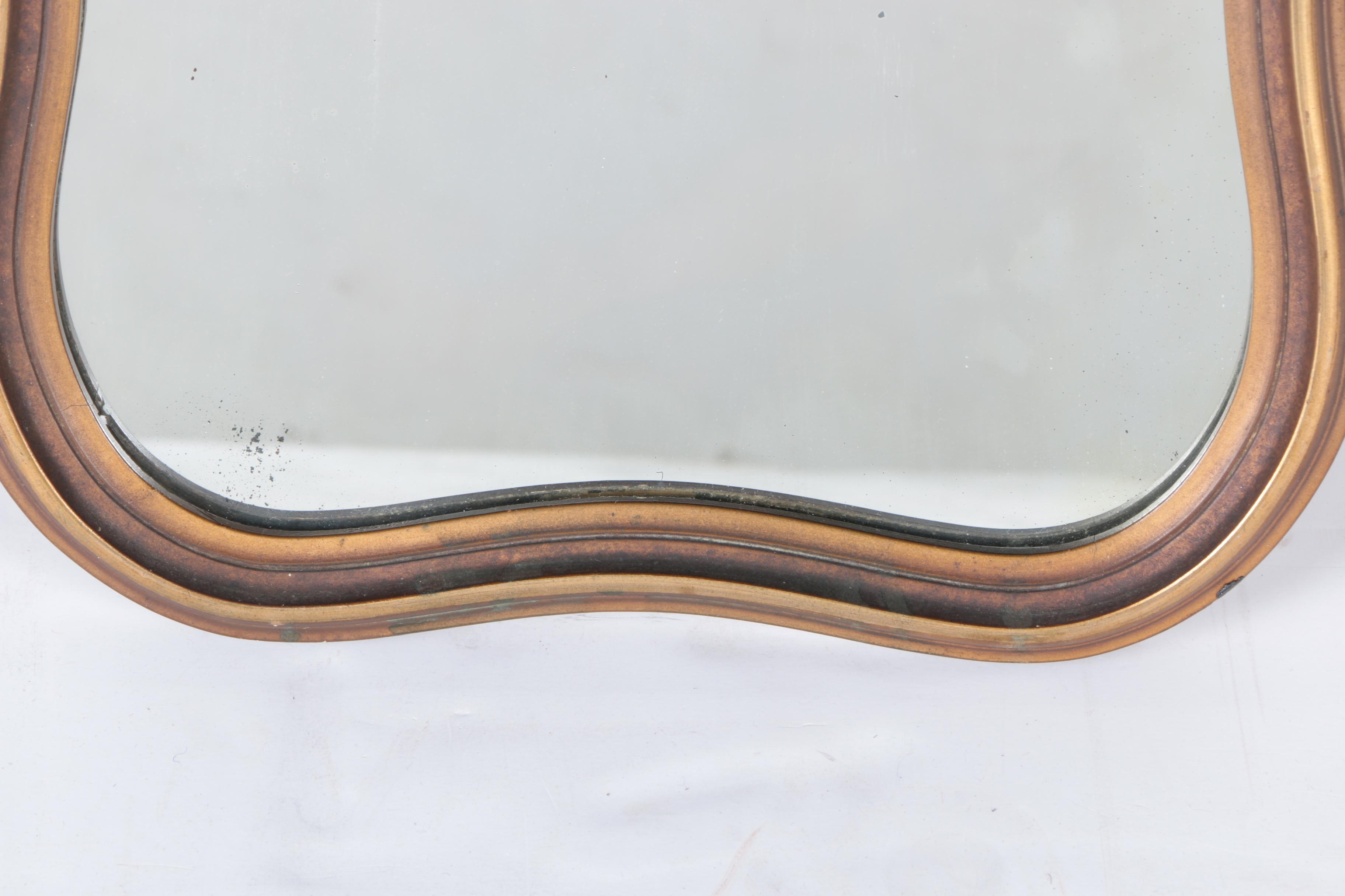 Vintage Ornately Framed Victorian Style Etched Wall Mirror