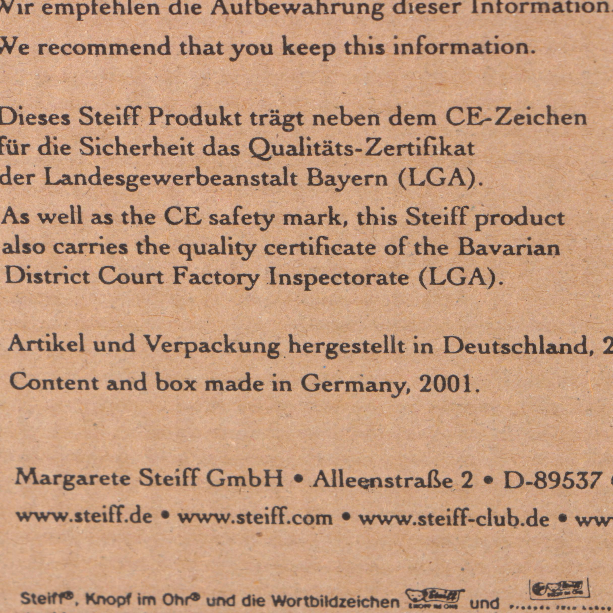 Steiff Plush Disney Christmas Ornaments