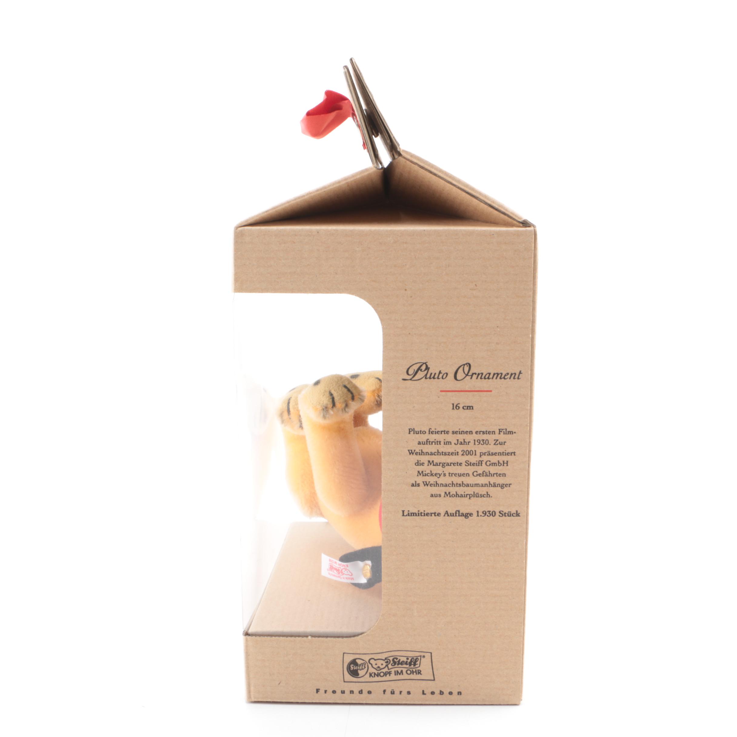 Steiff Plush Disney Christmas Ornaments