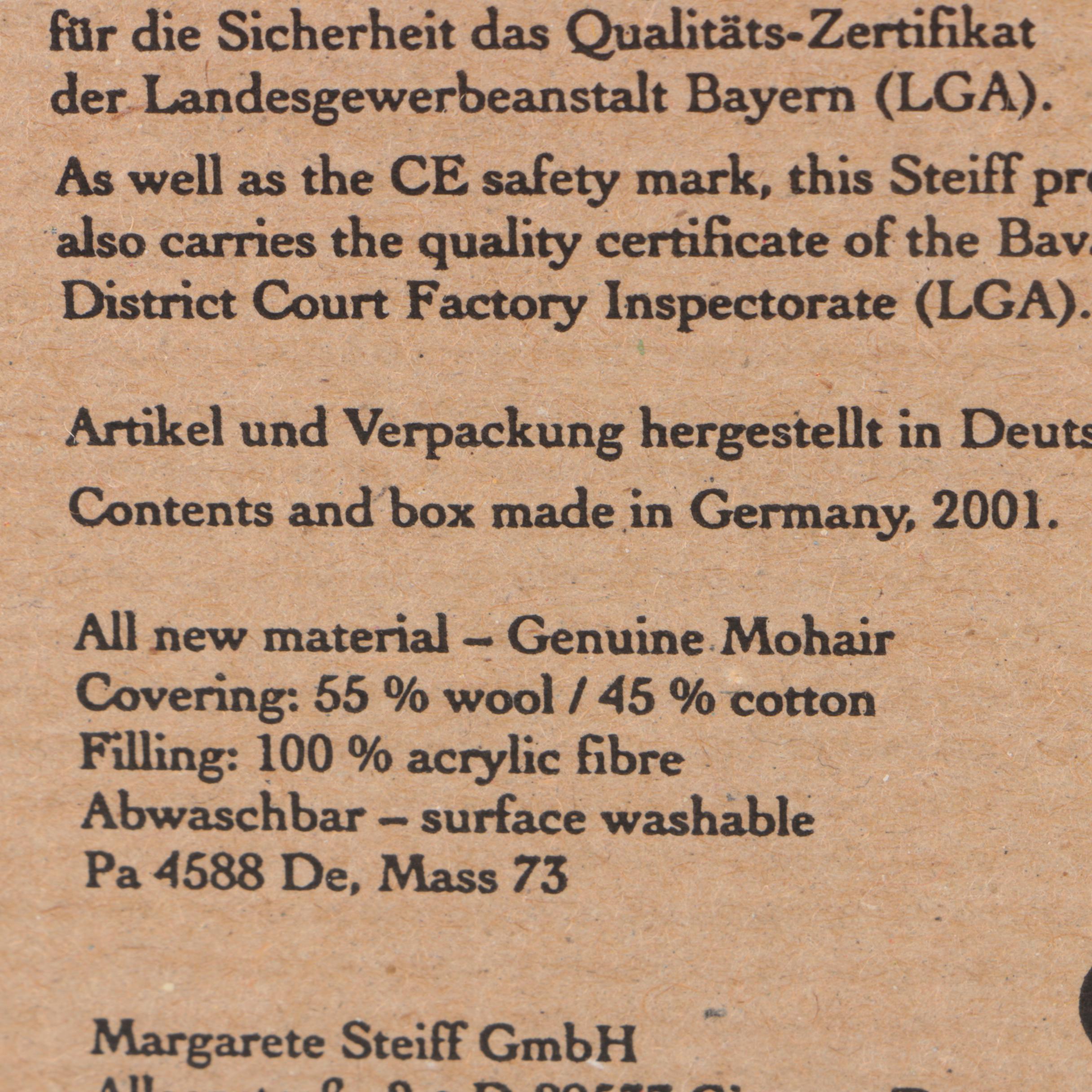 Steiff Plush Disney Christmas Ornaments