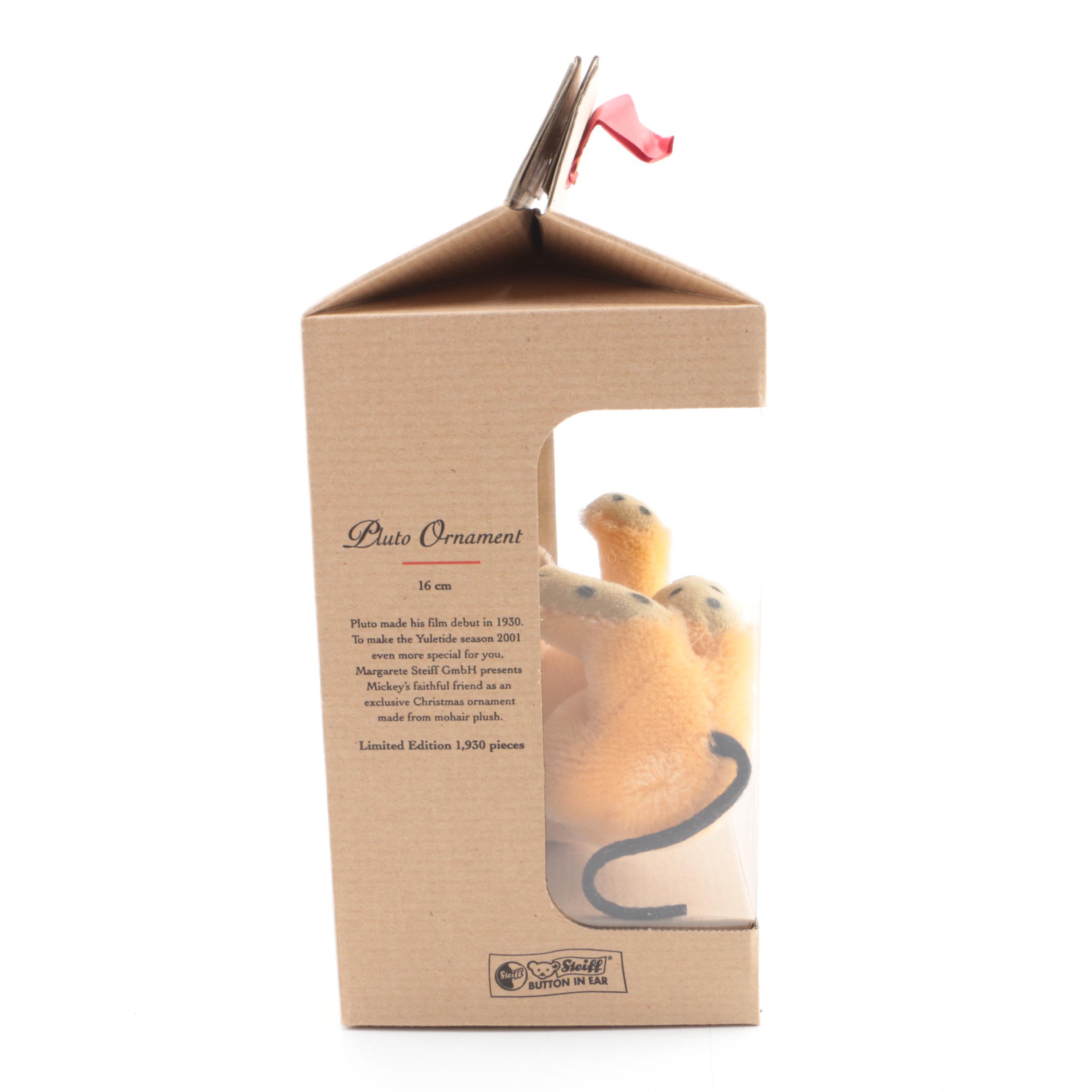 Steiff Plush Disney Christmas Ornaments
