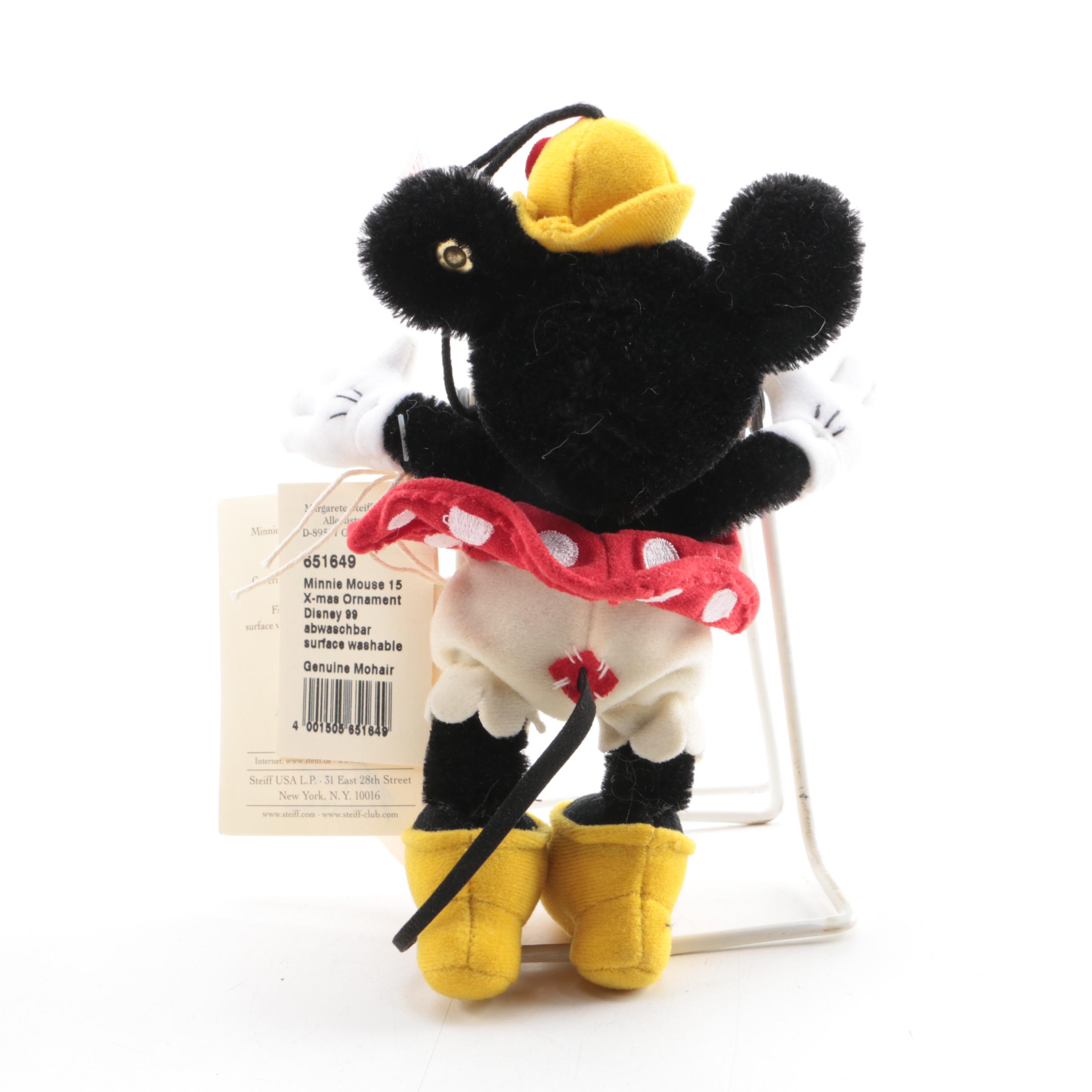 Steiff Plush Disney Christmas Ornaments