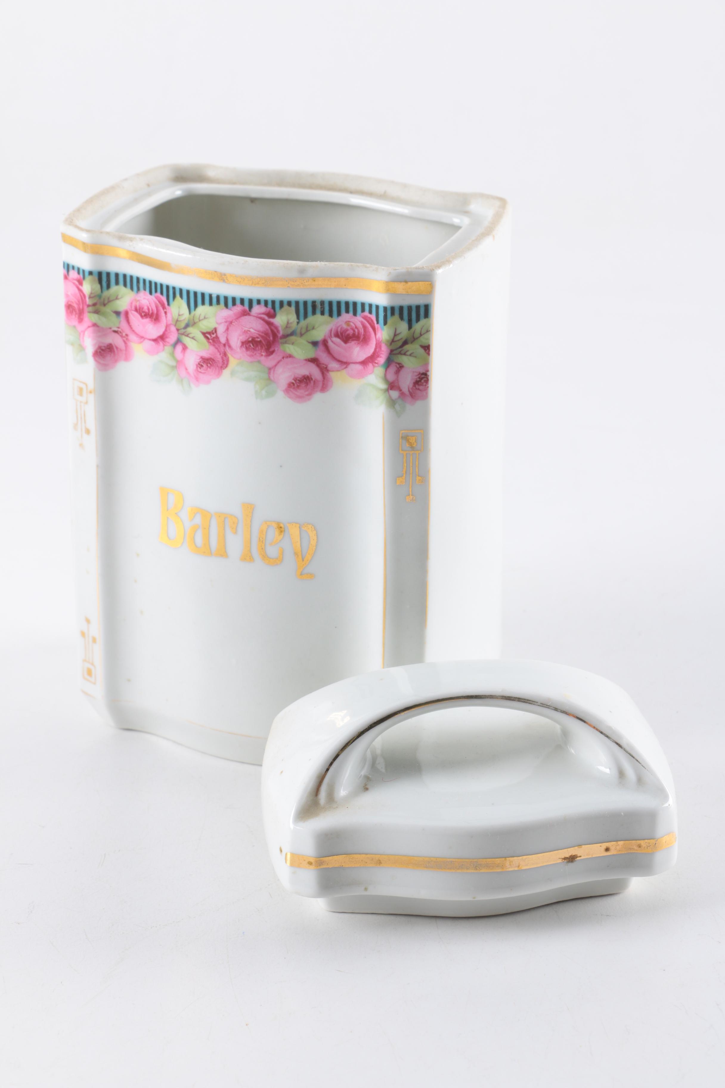 German Ceramic Canister Set