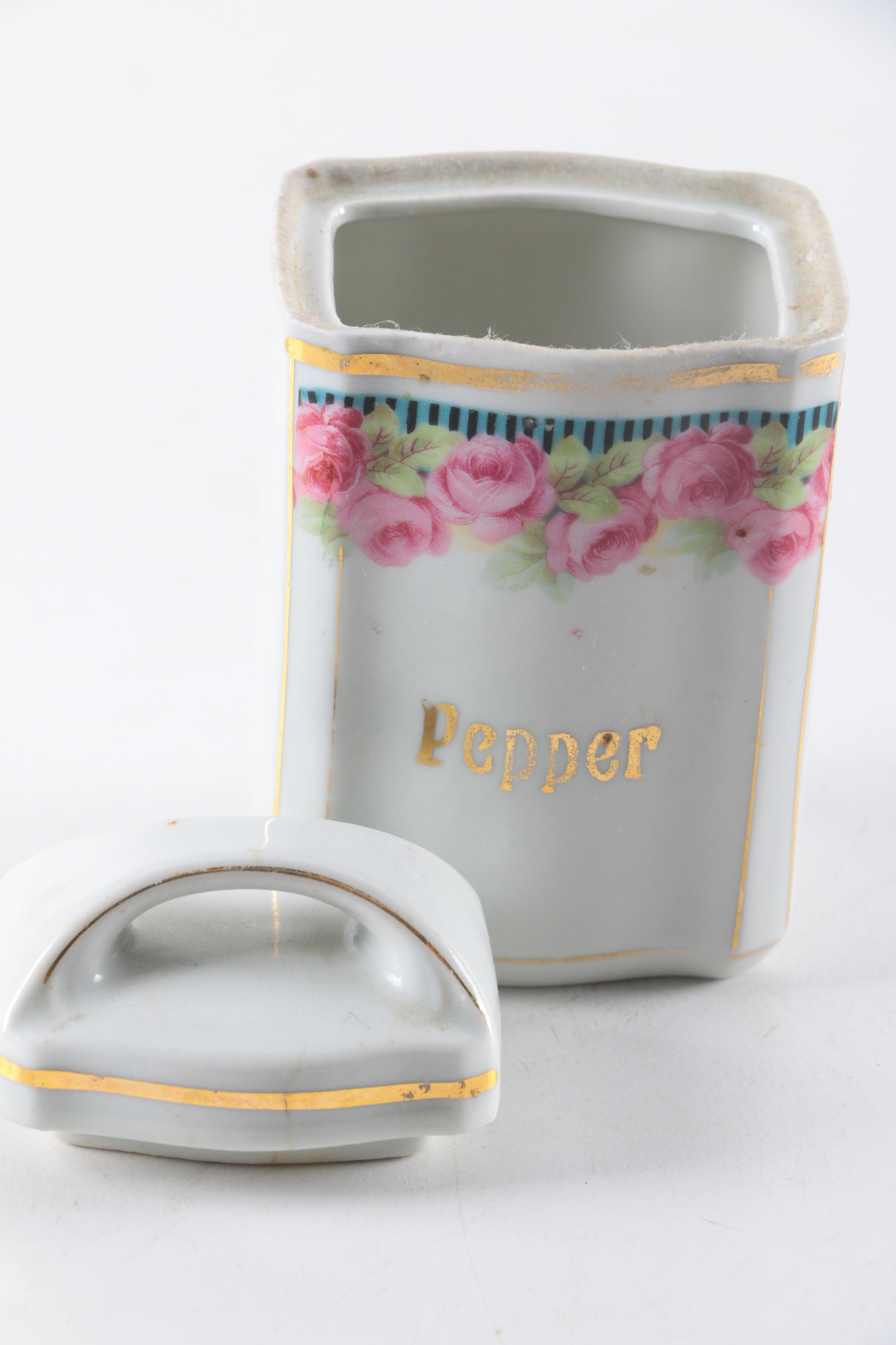 German Ceramic Canister Set