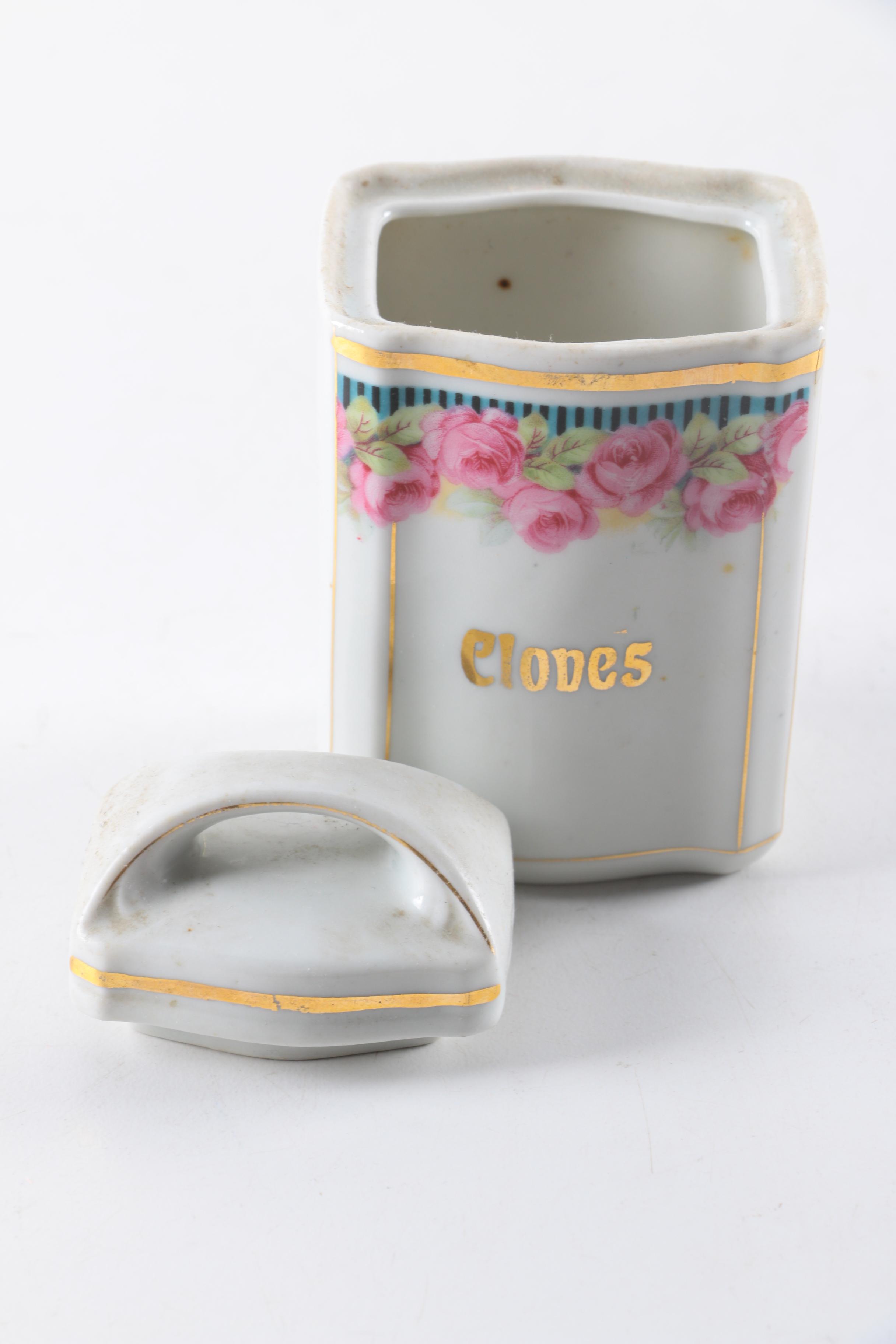 German Ceramic Canister Set