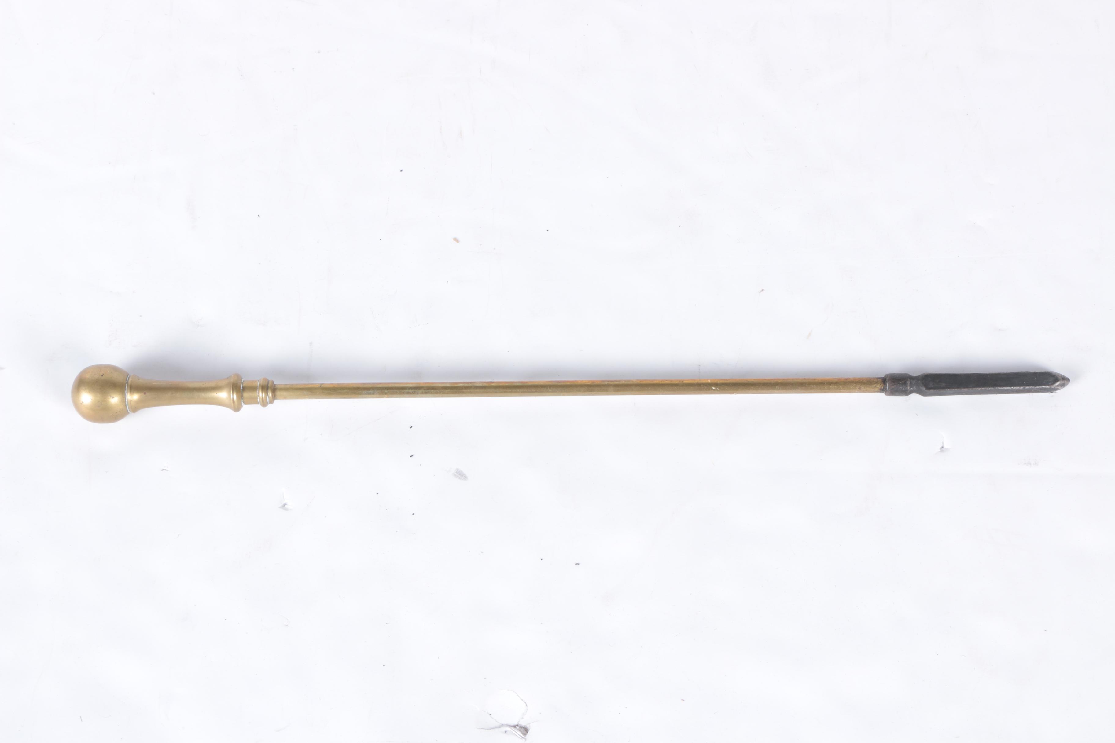 Brass Fireplace Screen, Andirons and Accessories