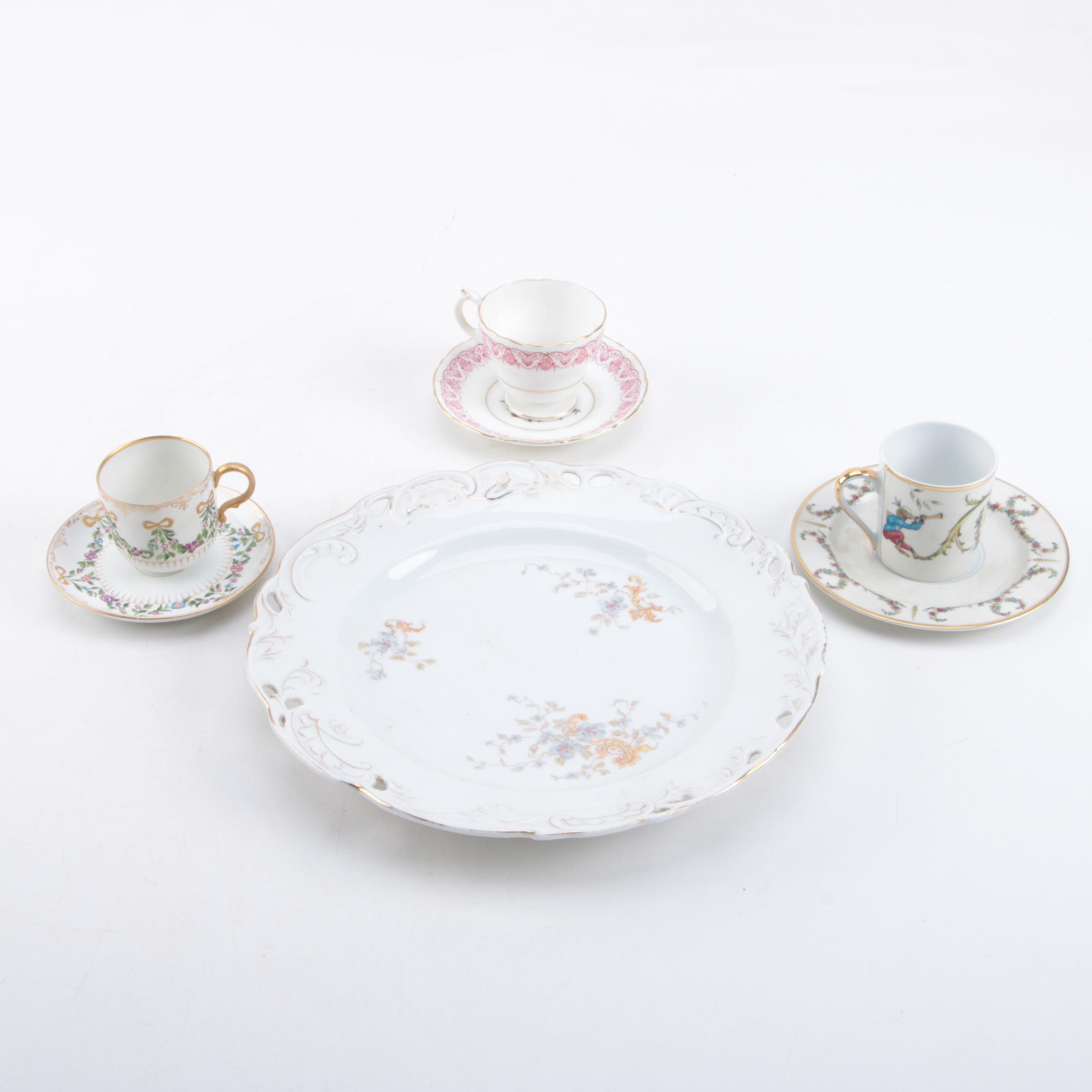 Porcelain Tableware Including Vintage Cauldon