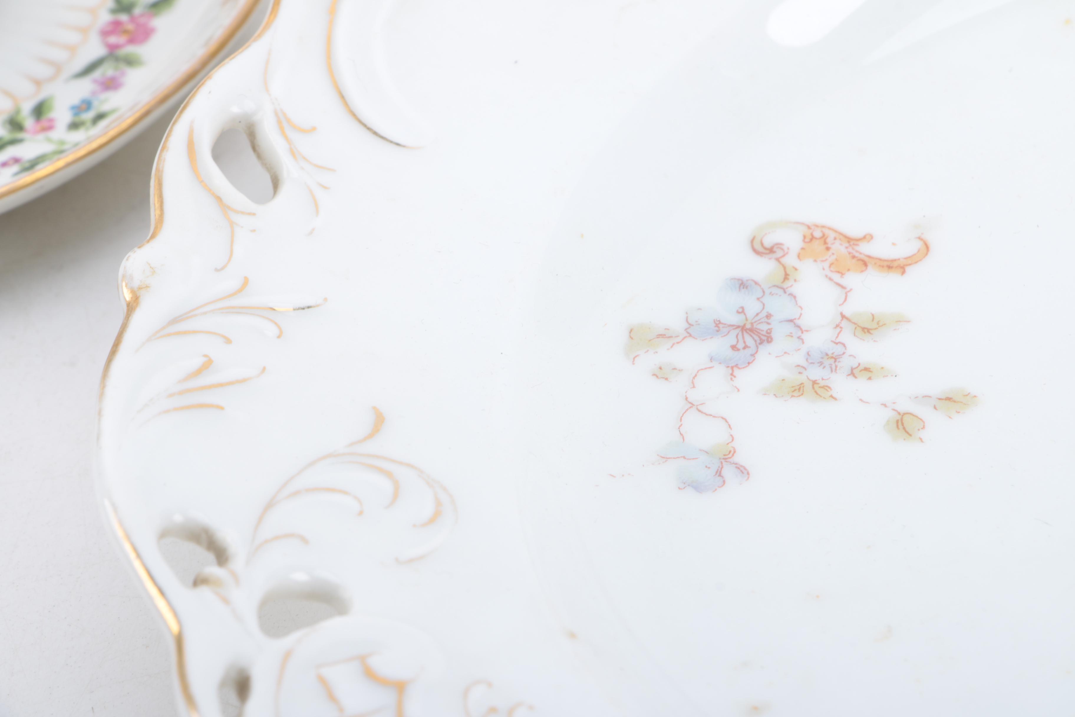 Porcelain Tableware Including Vintage Cauldon