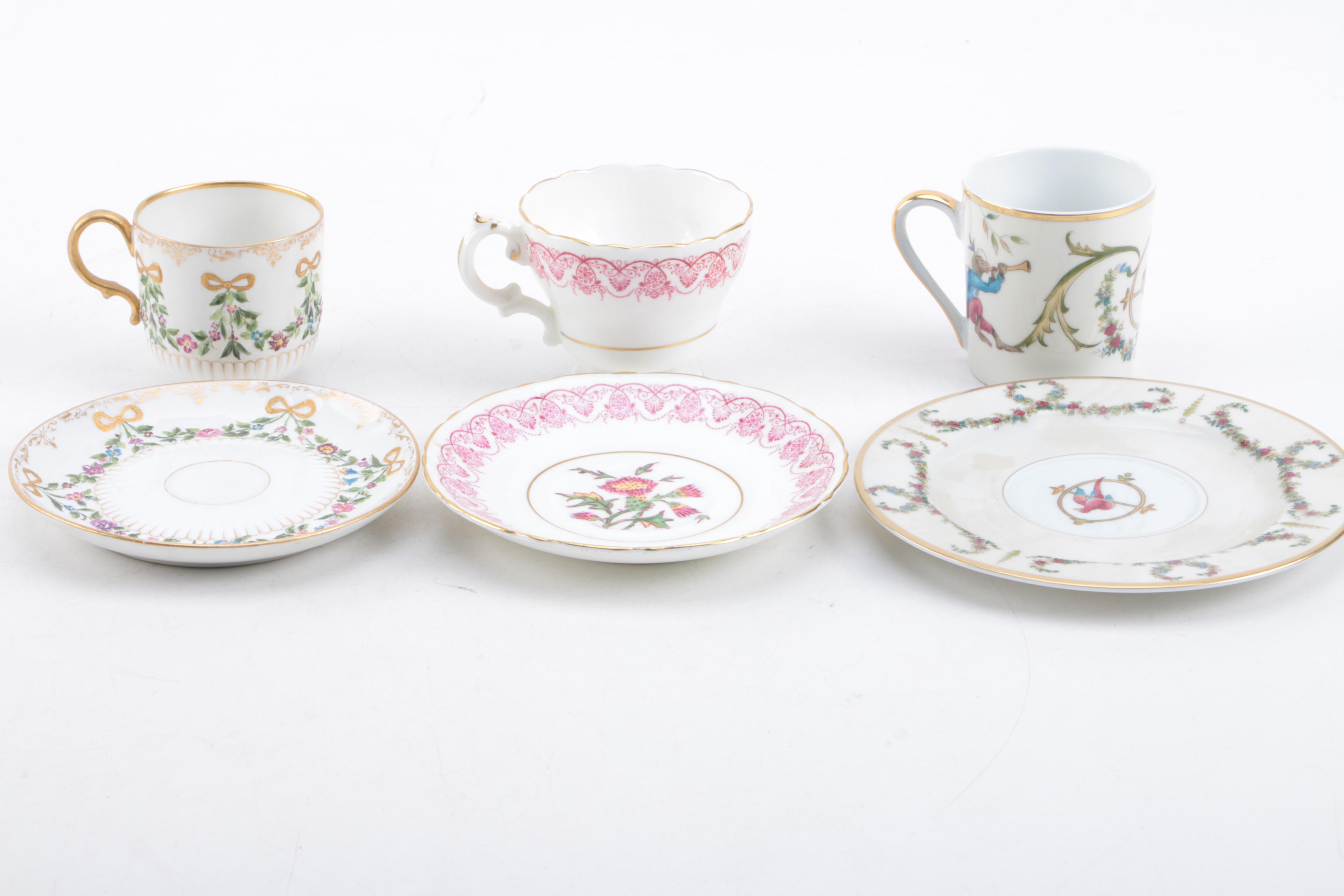 Porcelain Tableware Including Vintage Cauldon
