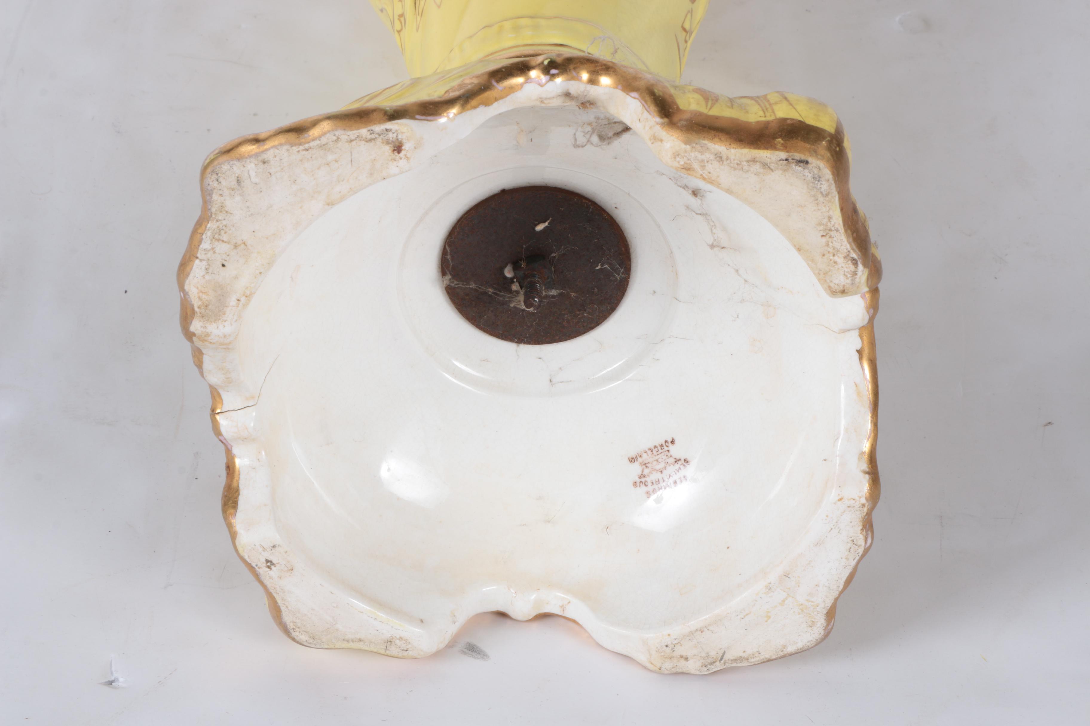 Vintage Sebring Pottery Jardiniere and Pedestal