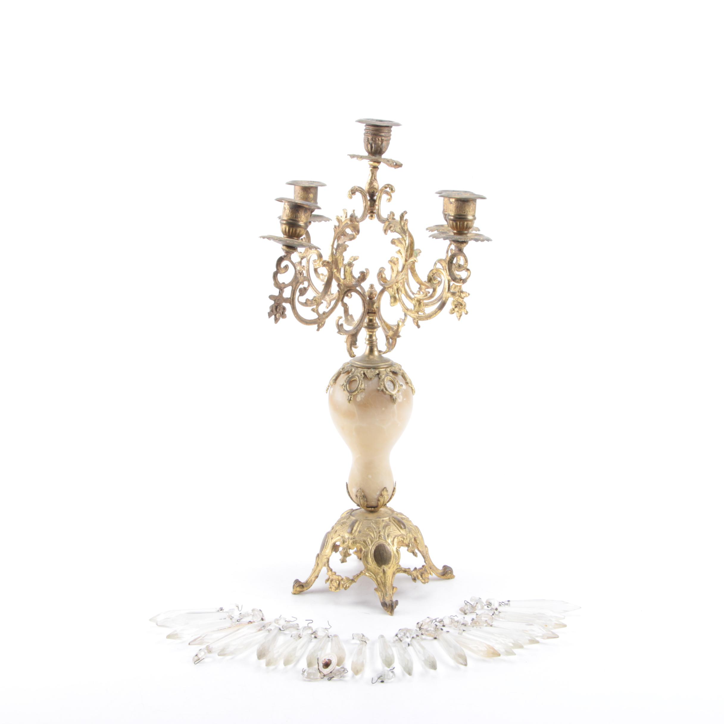 Vintage Metal Candelabra