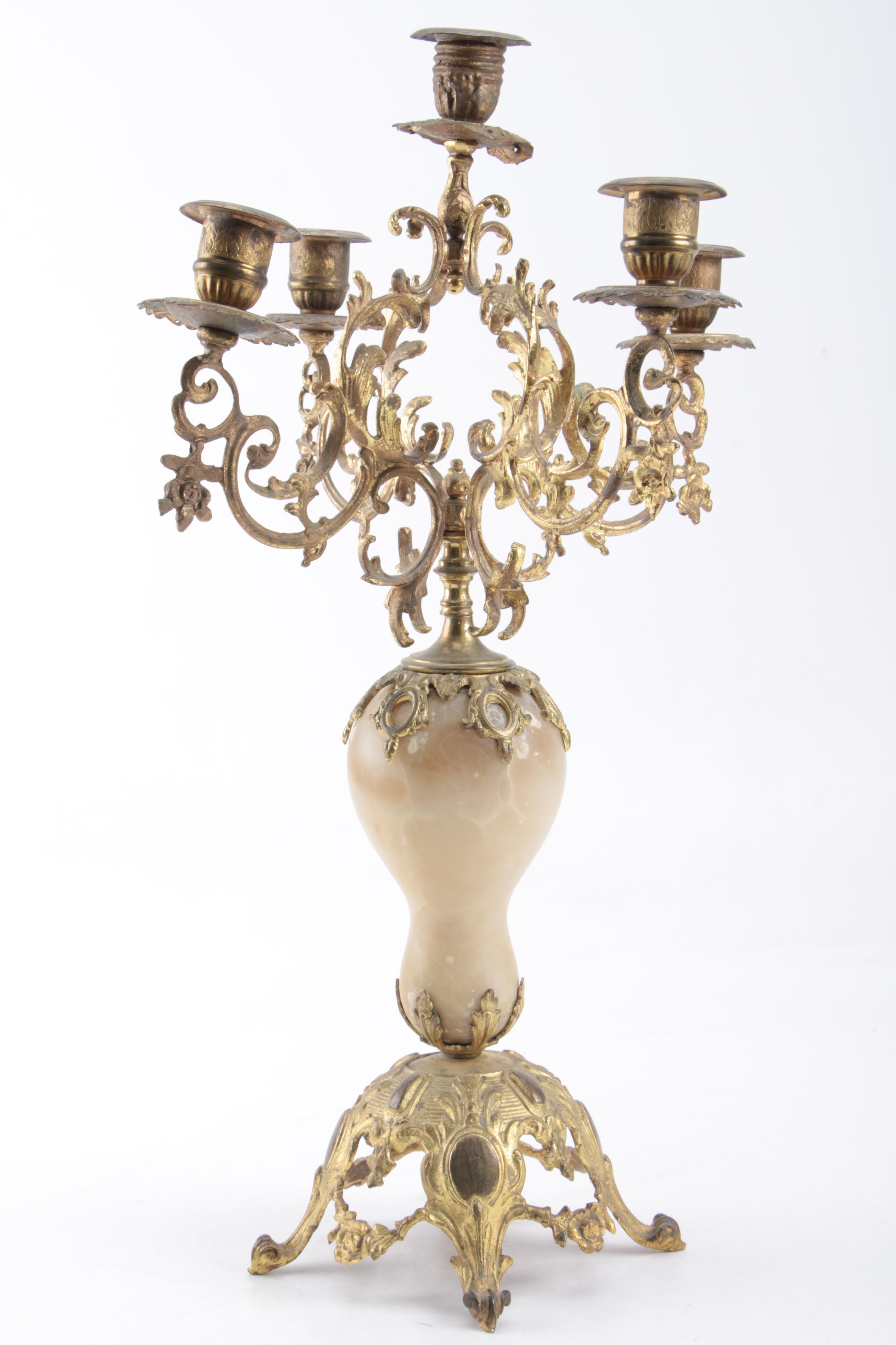 Vintage Metal Candelabra