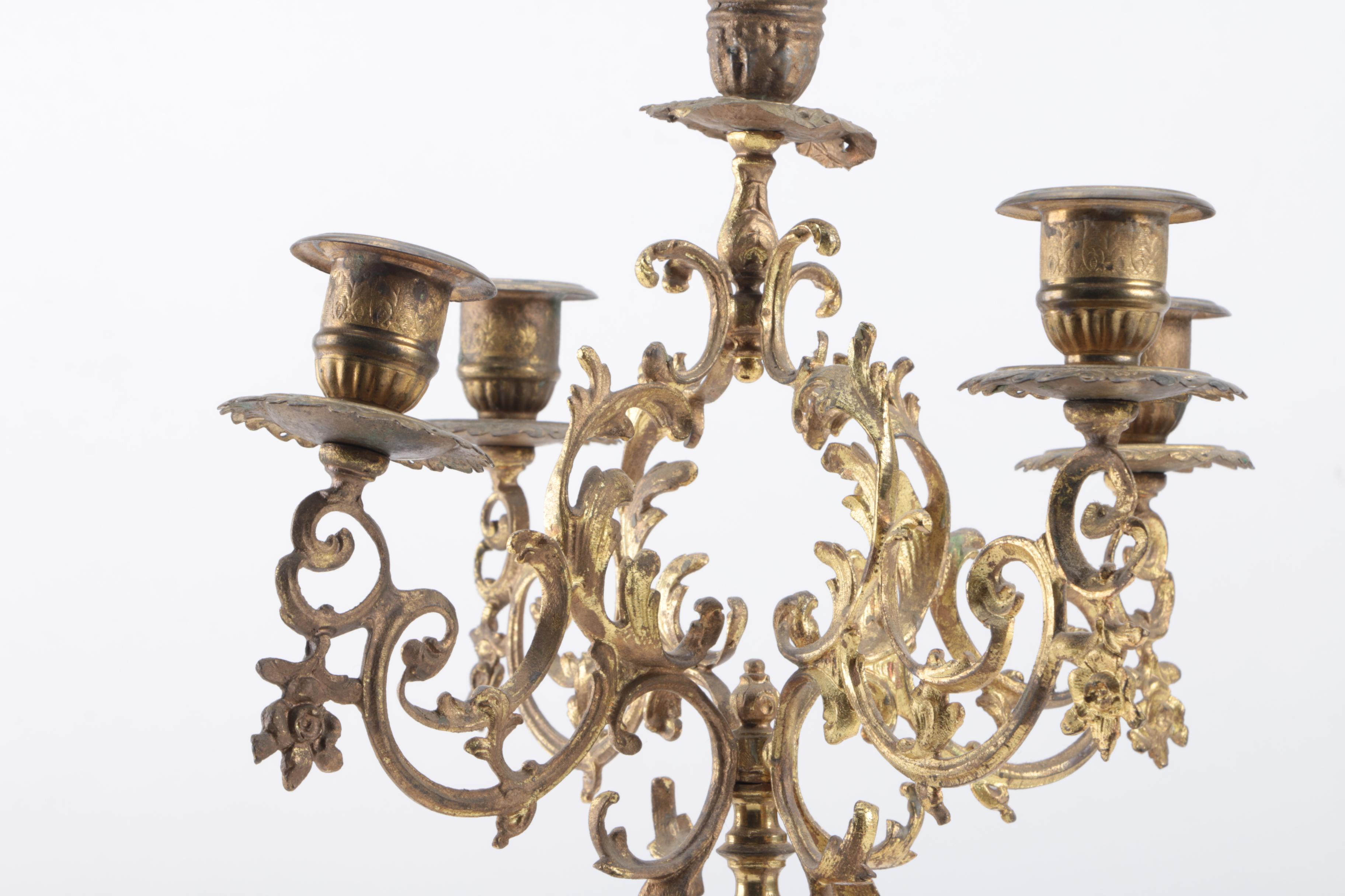 Vintage Metal Candelabra