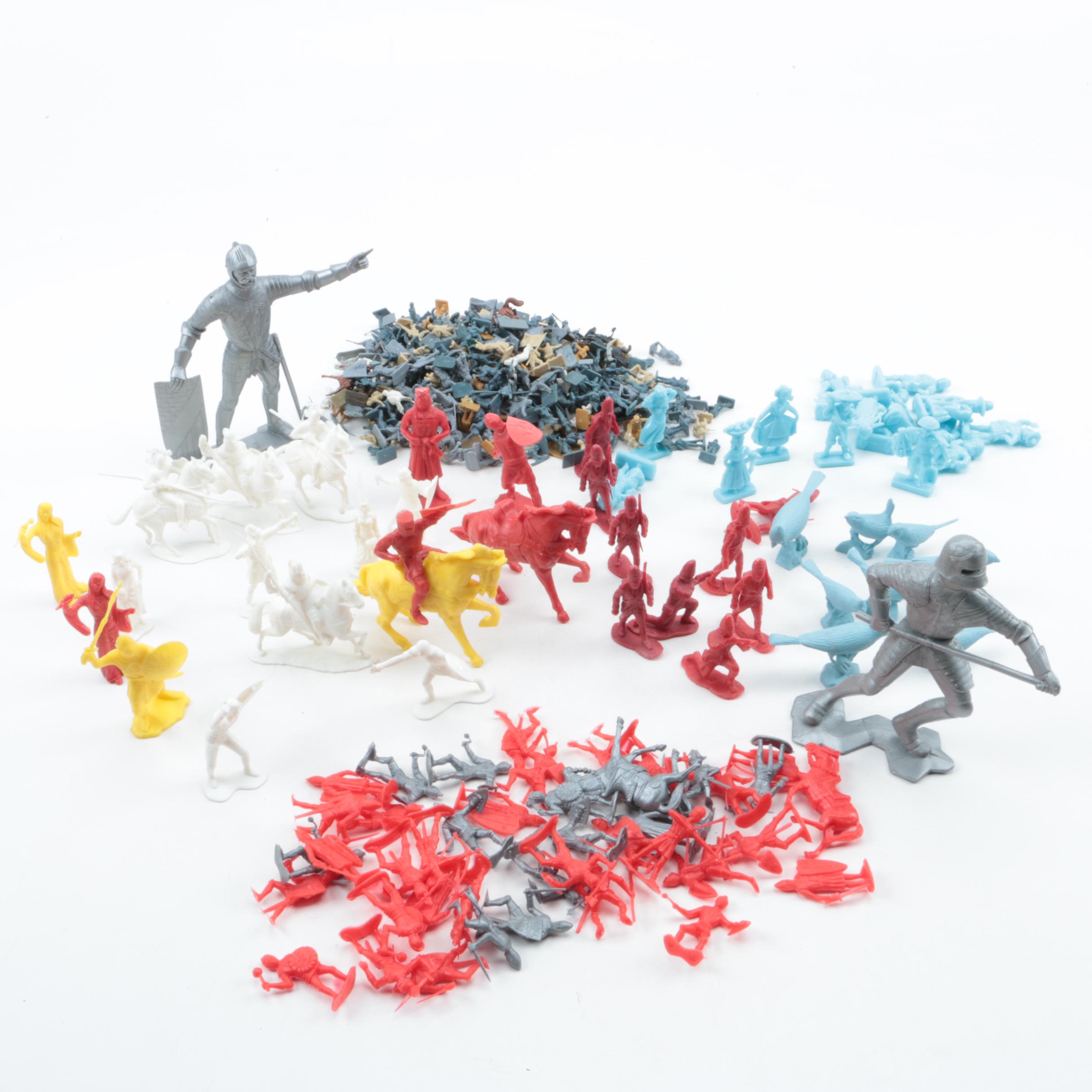Plastic Toy Soldiers and Knights