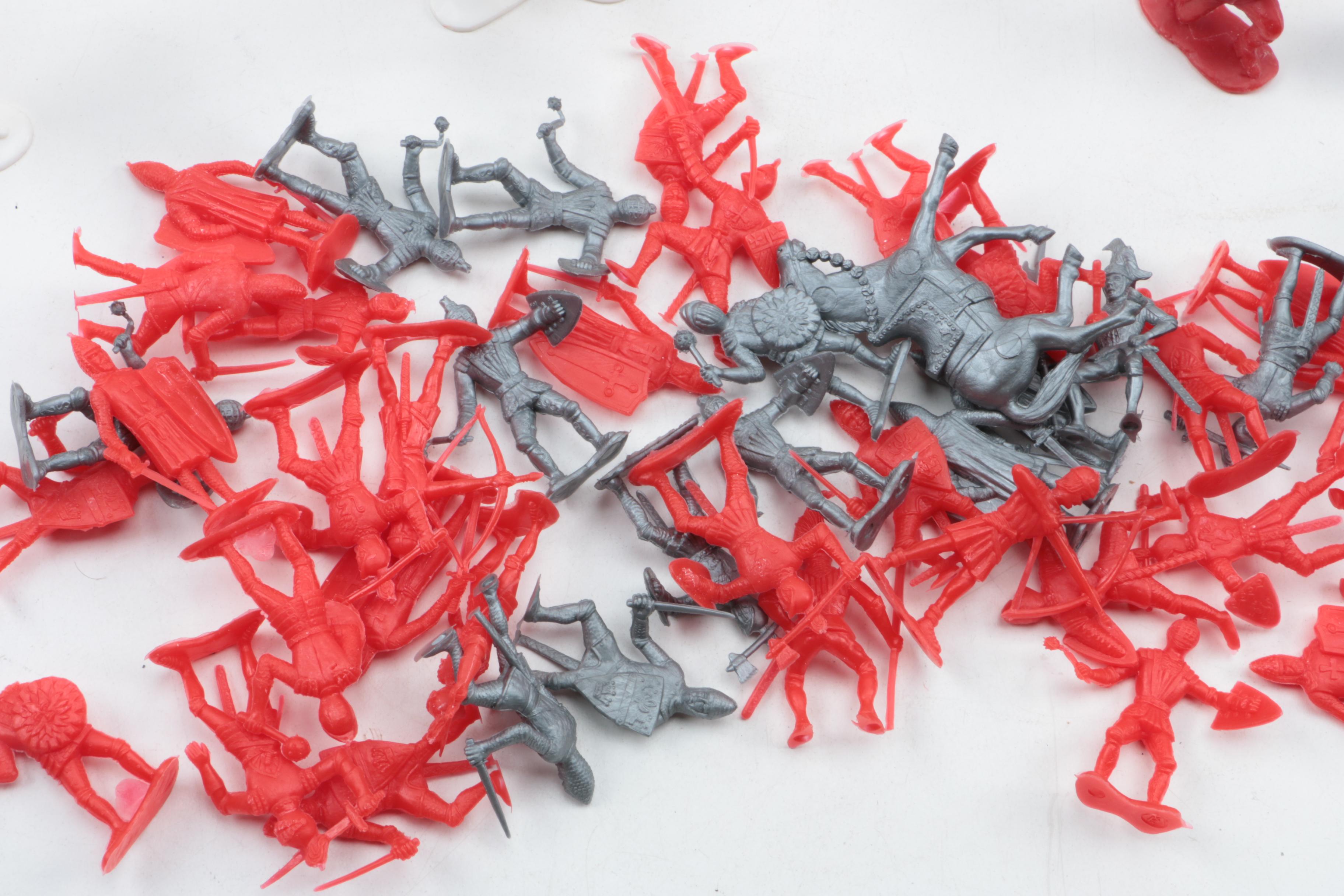 Plastic Toy Soldiers and Knights