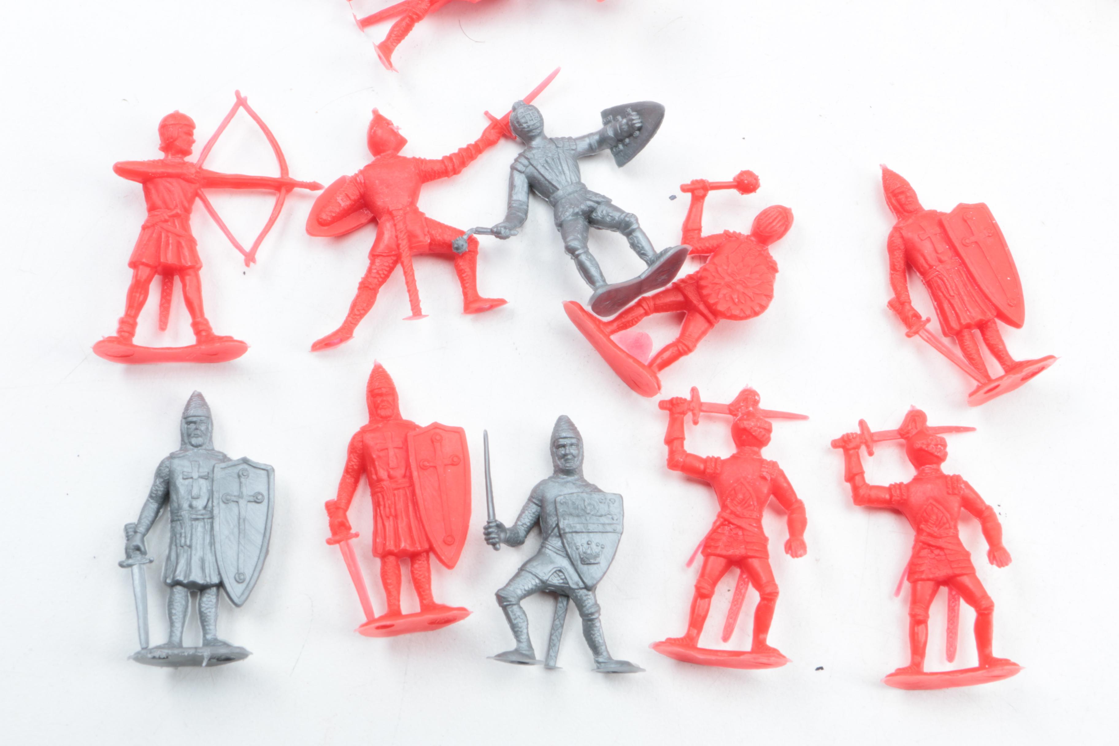 Plastic Toy Soldiers and Knights
