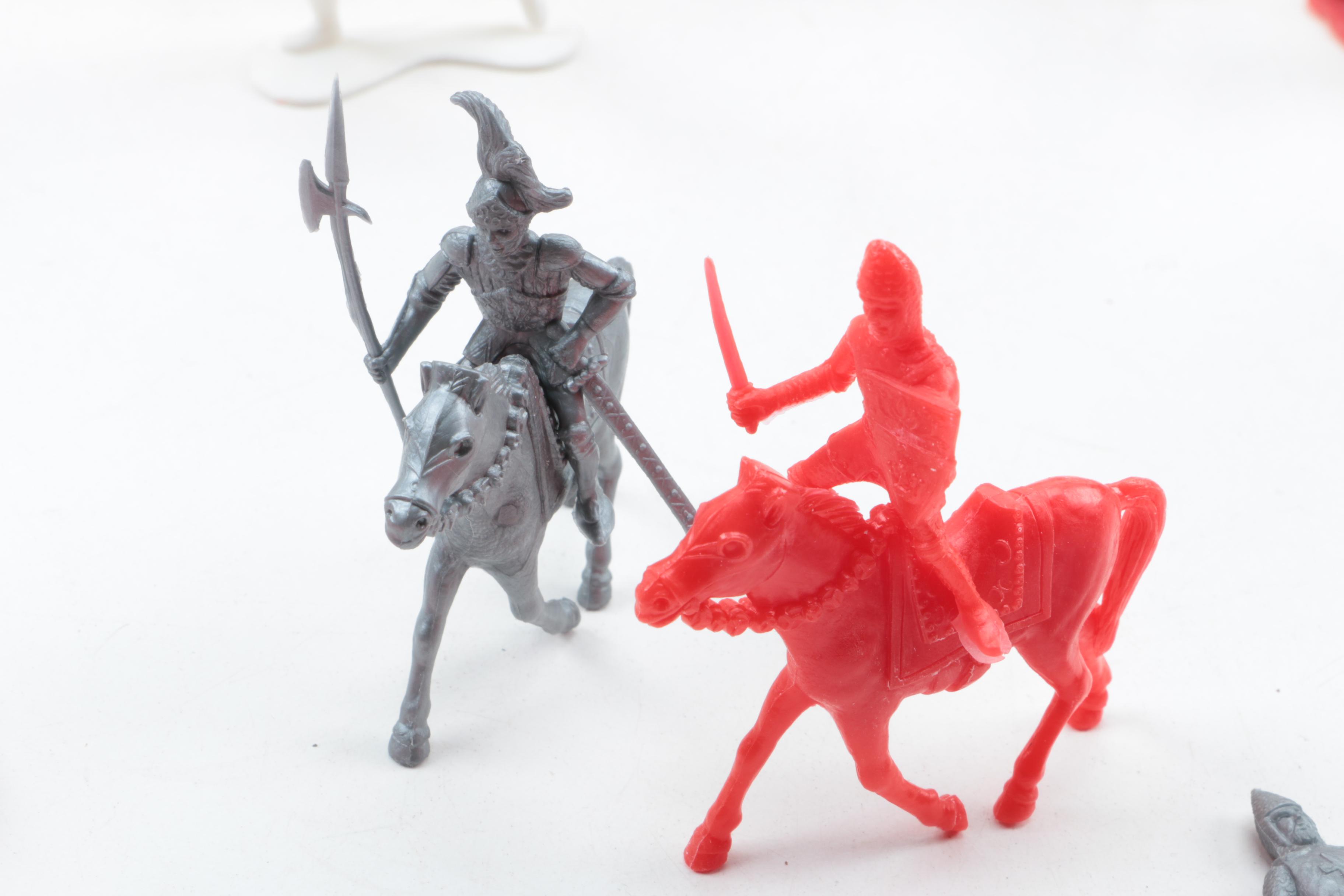 Plastic Toy Soldiers and Knights