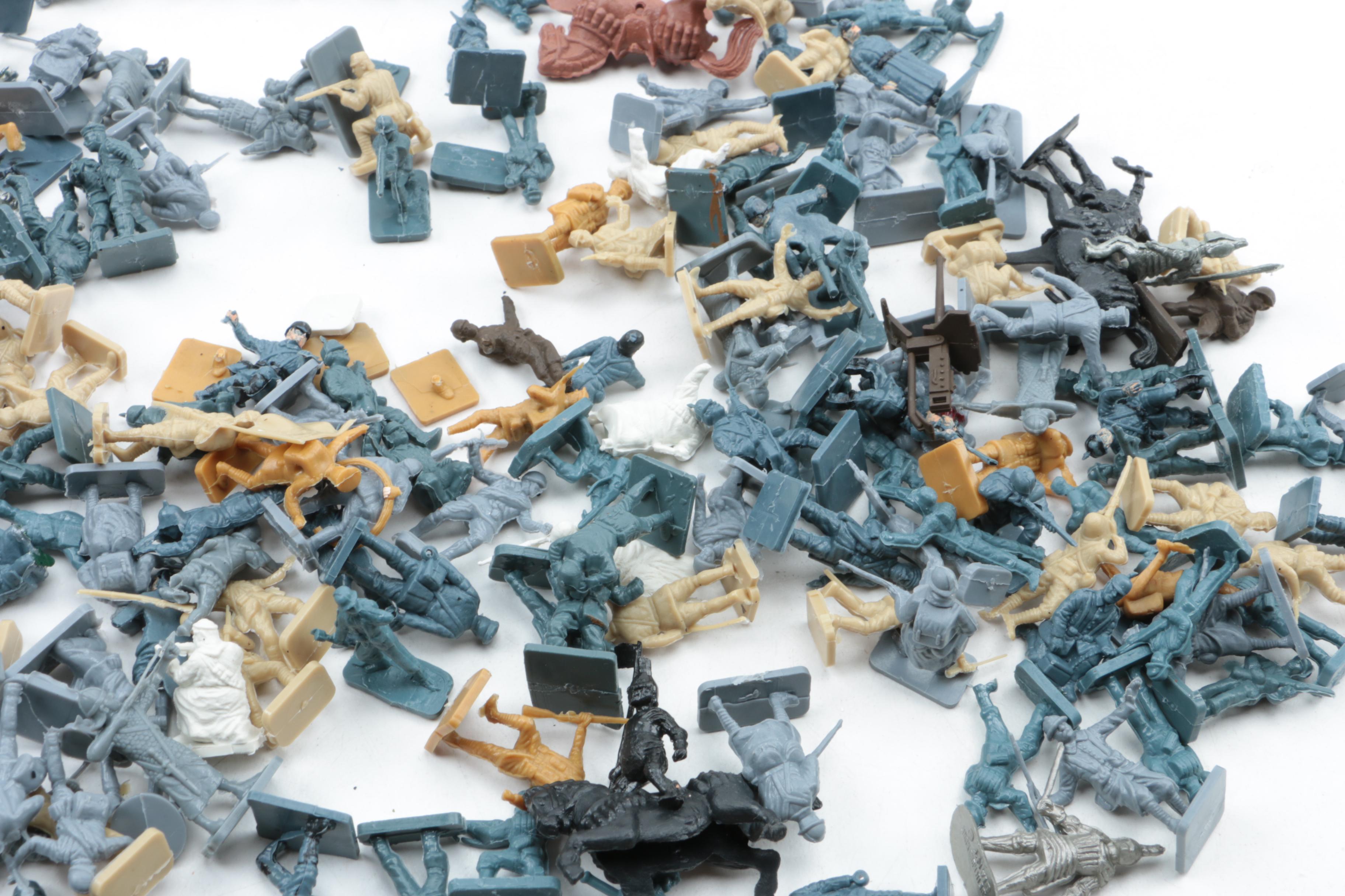 Plastic Toy Soldiers and Knights